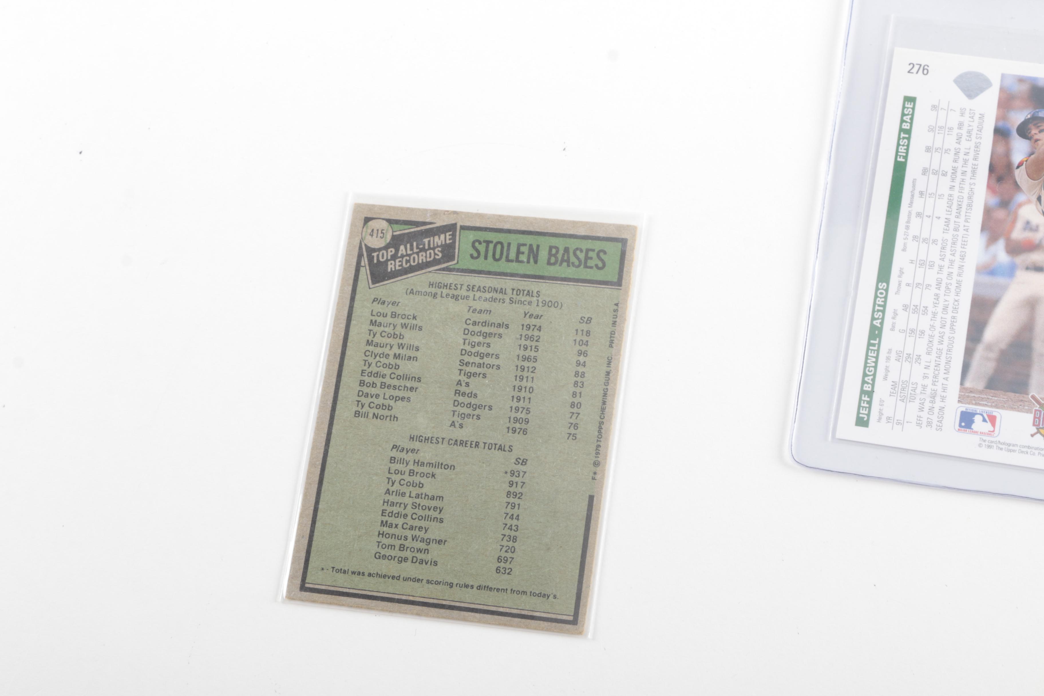 Assortment of Baseball Cards Including Eric Davis and Dwight Gooden Rookies