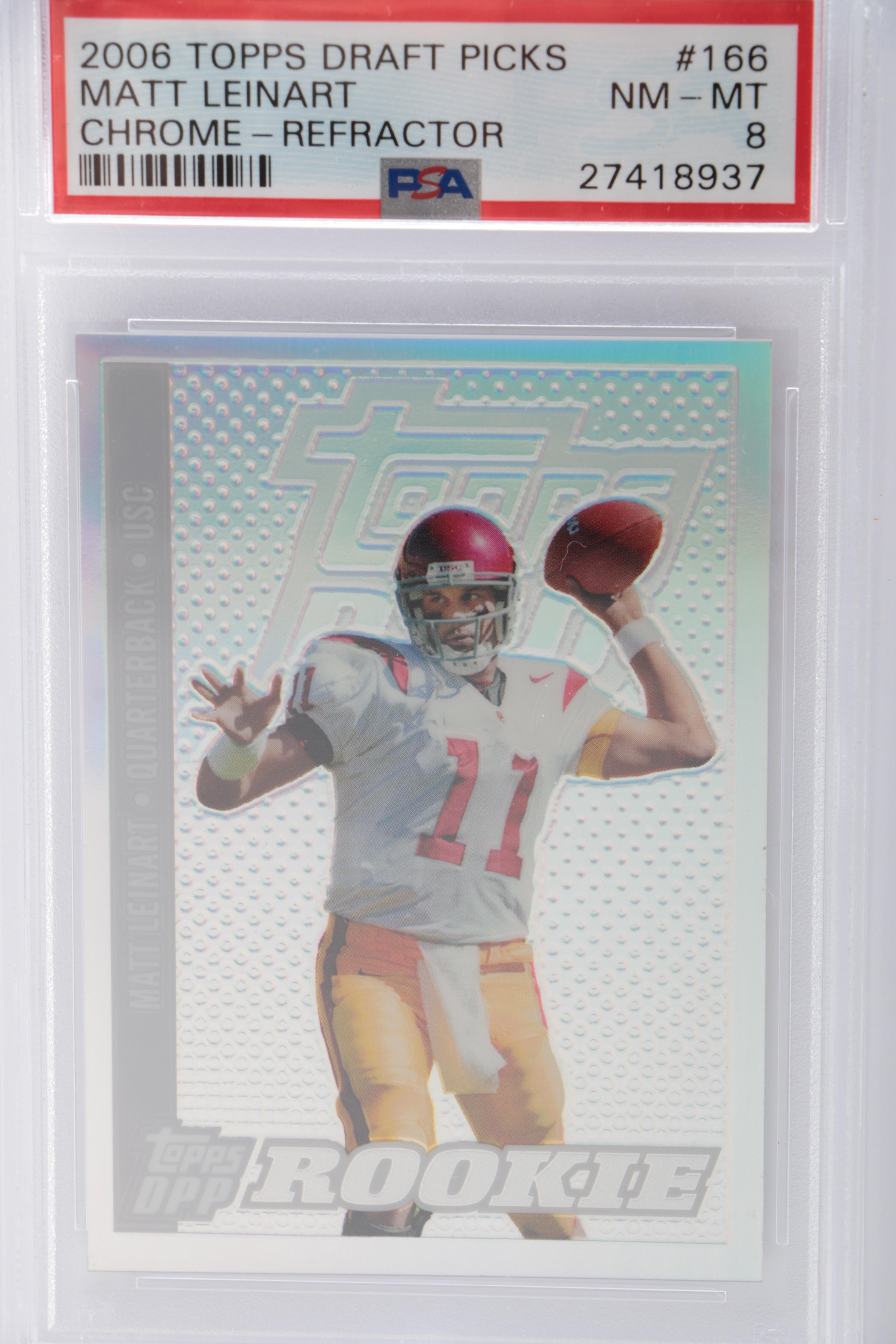 Collection of Matt Leinart Rookie Football Cards