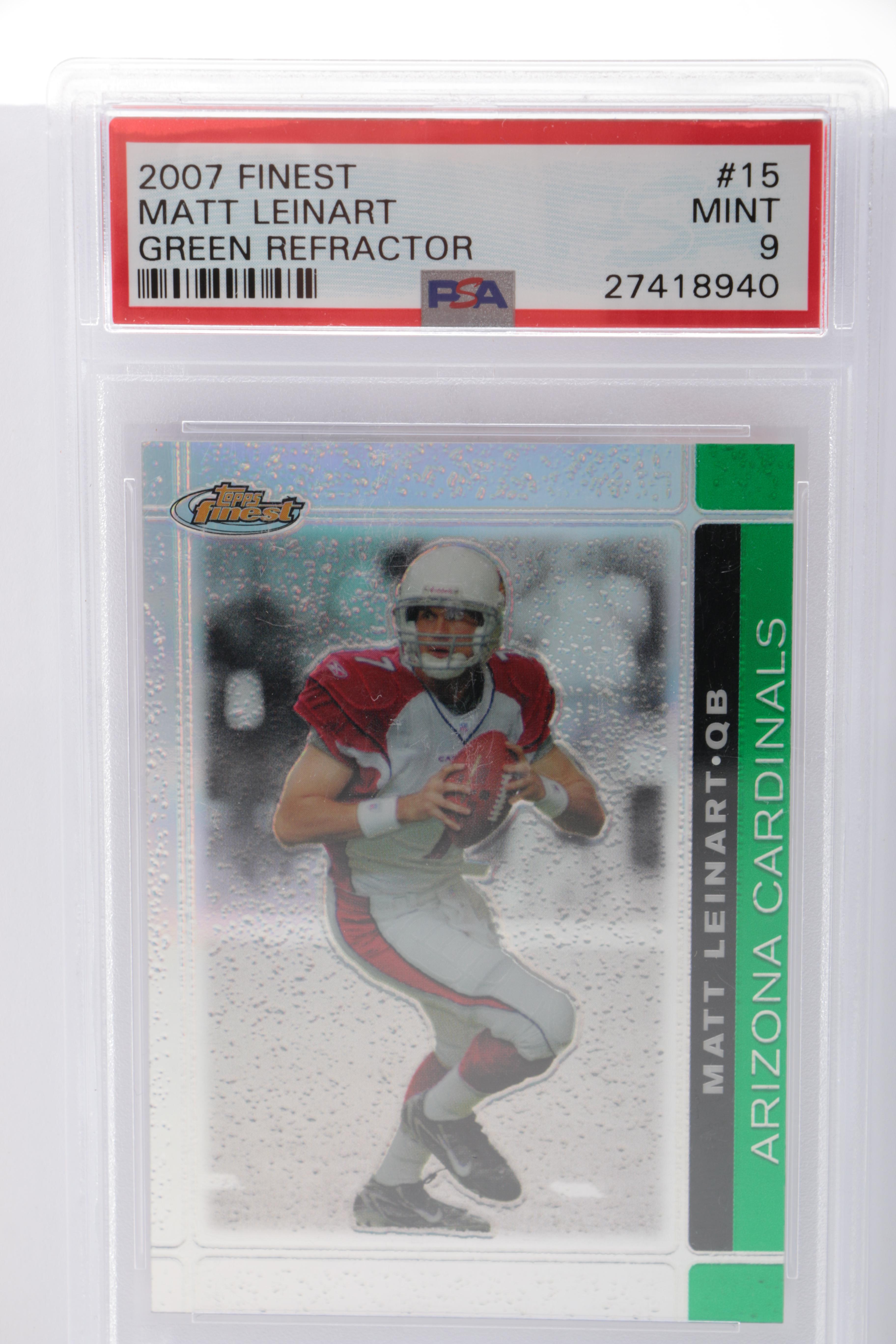 Collection of Matt Leinart Rookie Football Cards