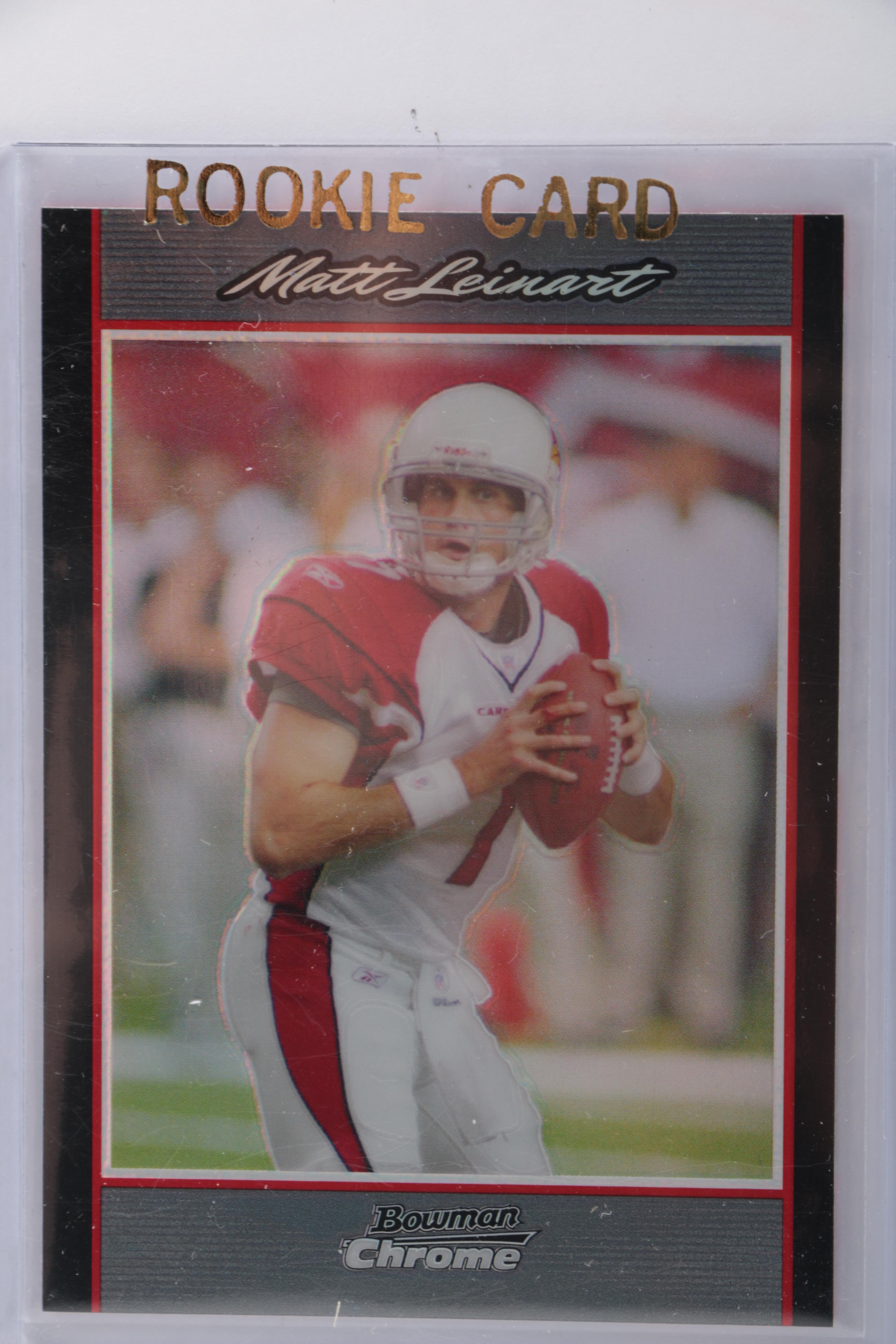 Collection of Matt Leinart Rookie Football Cards