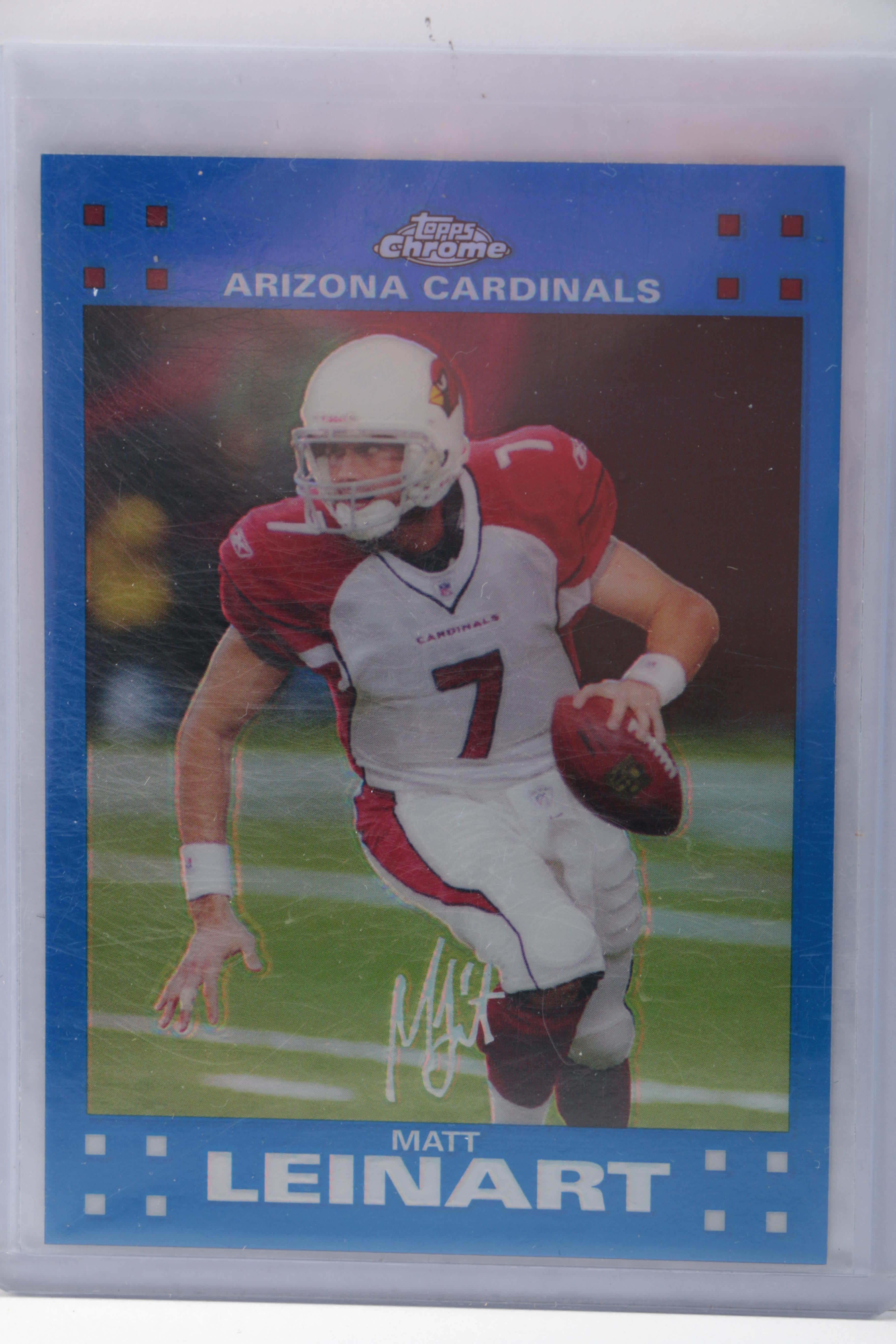 Collection of Matt Leinart Rookie Football Cards