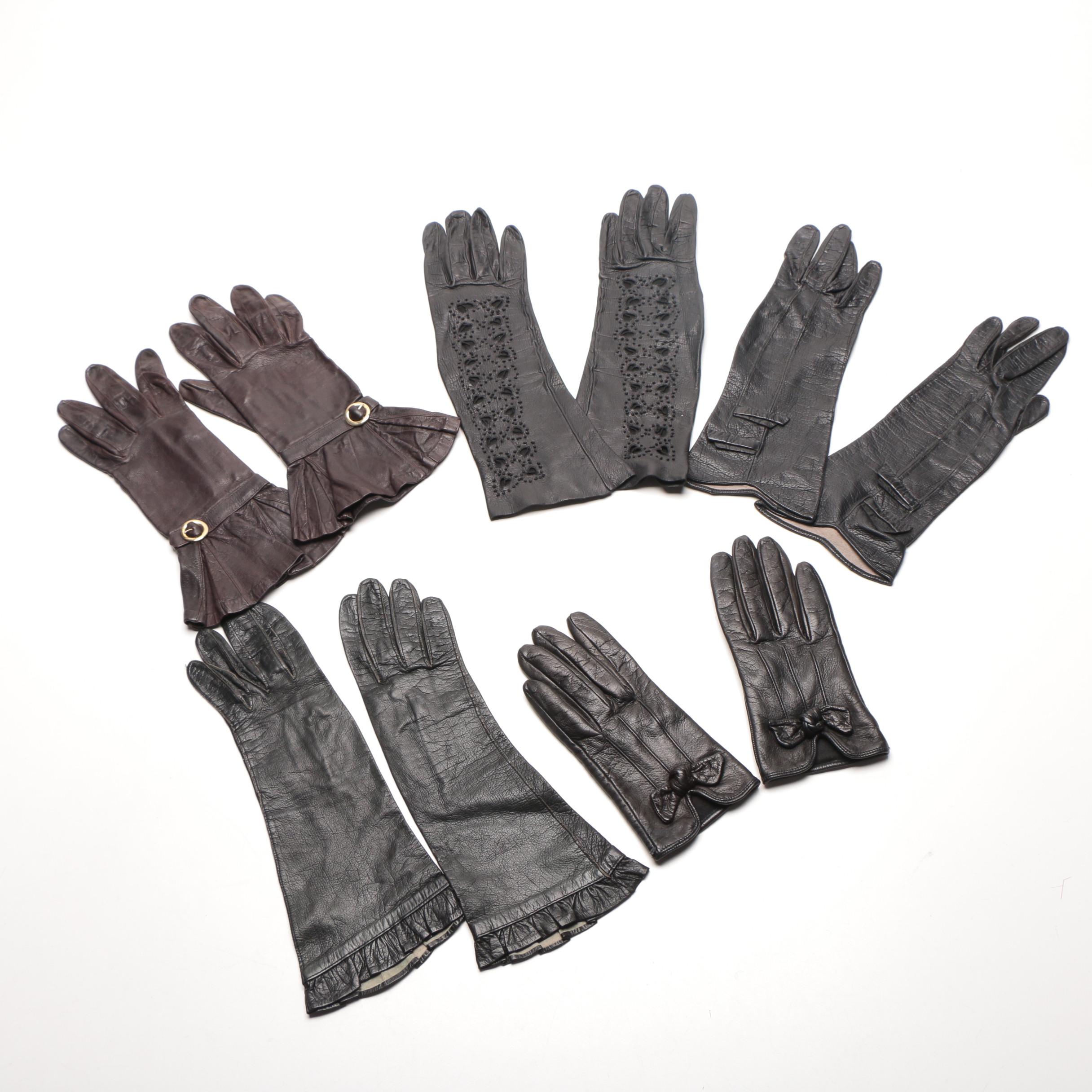 Women's Assorted Leather Gloves