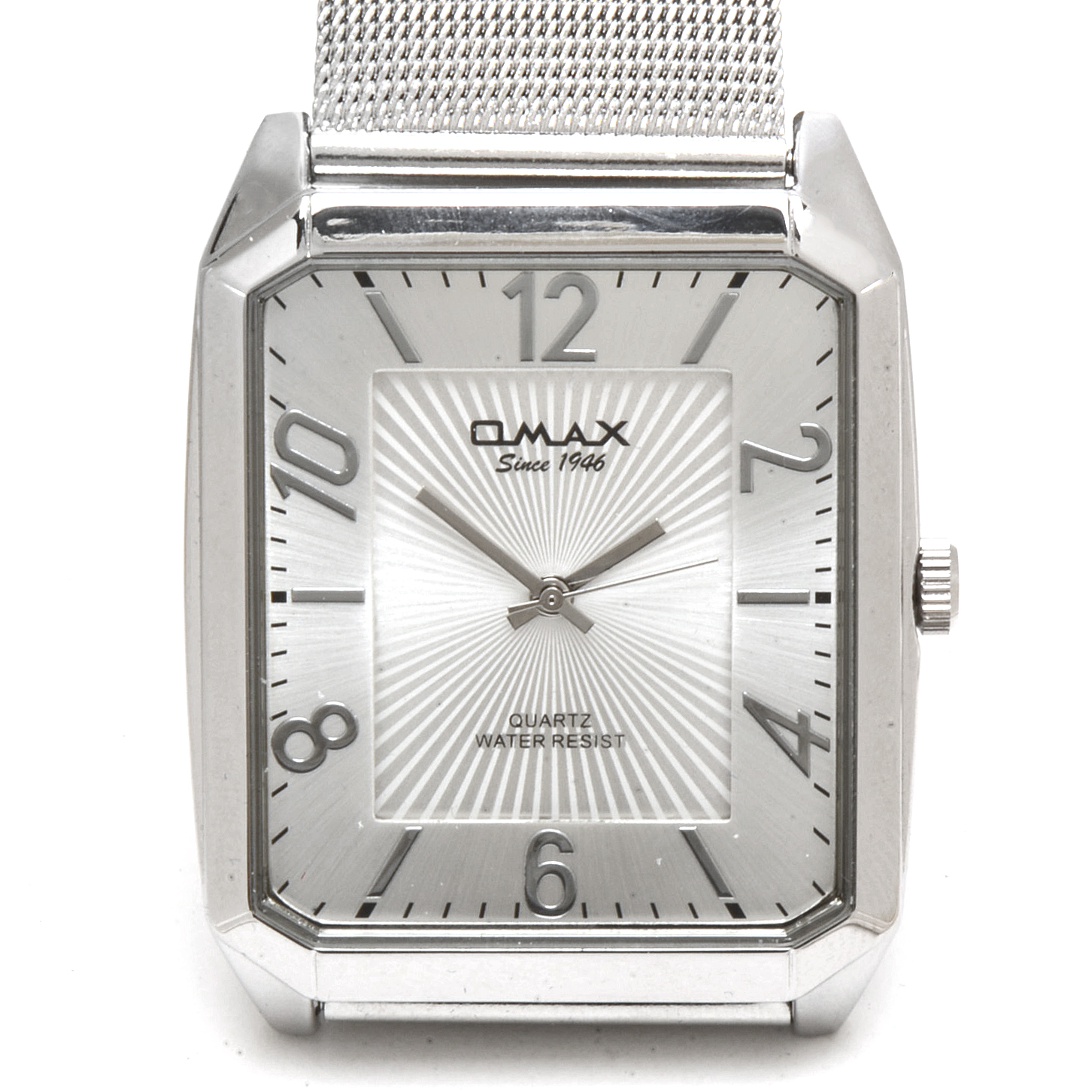 Omax Moureax Silver Tone Watch