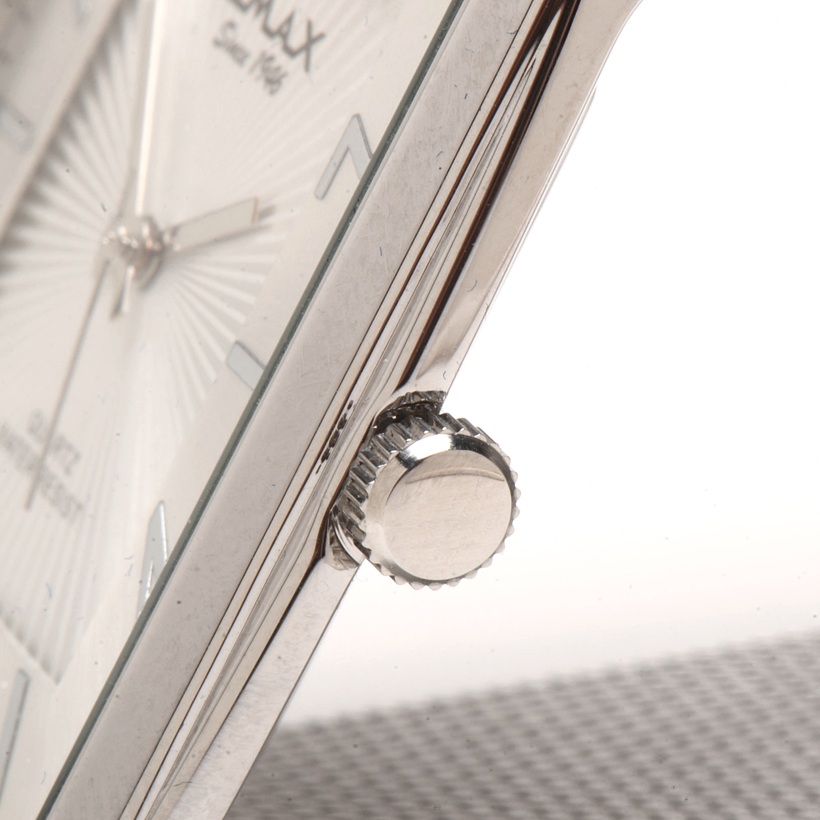 Omax Moureax Silver Tone Watch