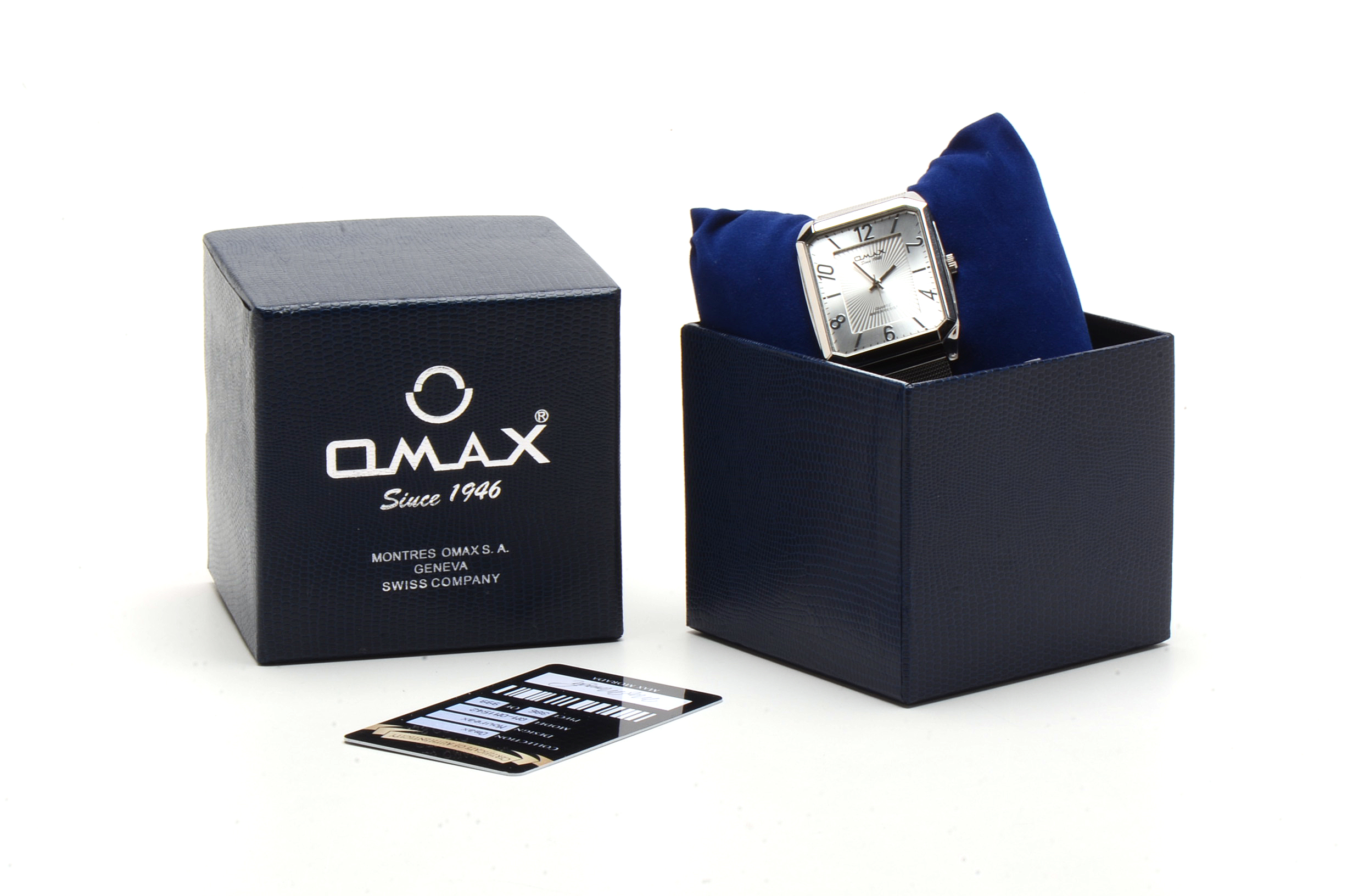 Omax Moureax Silver Tone Watch