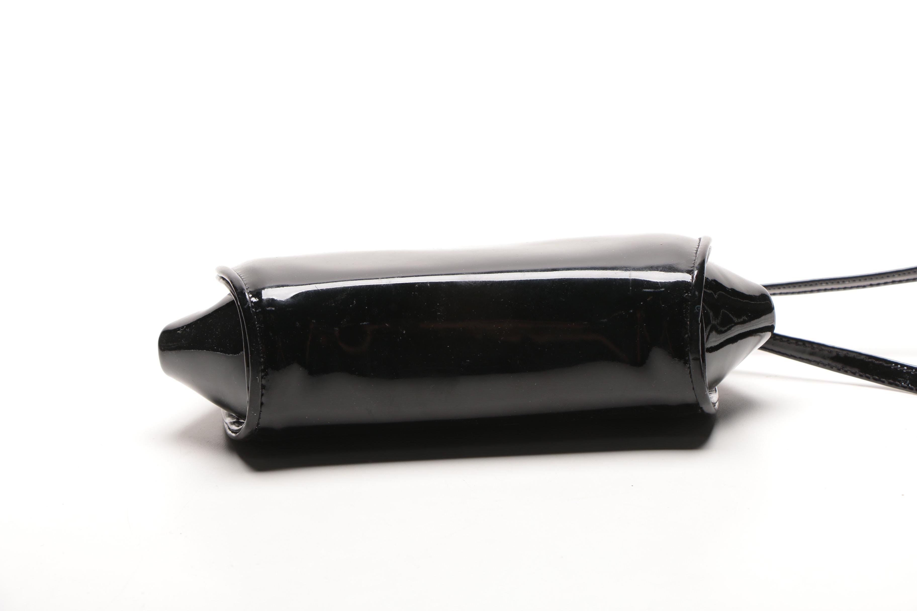 Vintage De Vecchi Patent Leather Crossbody Bag