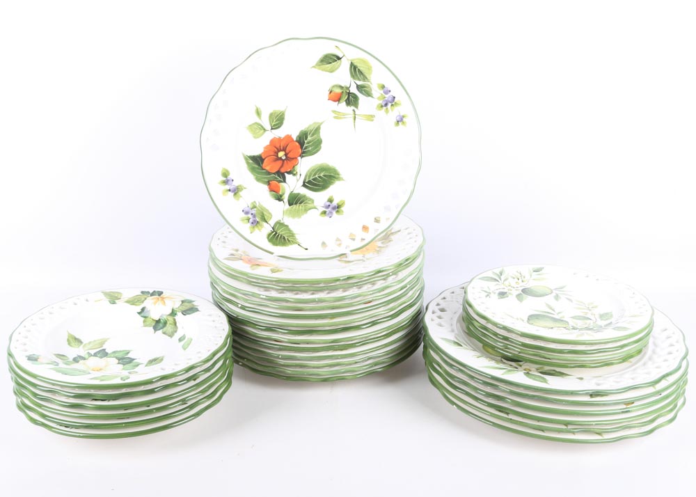 Mixed Pattern Italian Tableware Featuring Brunelli