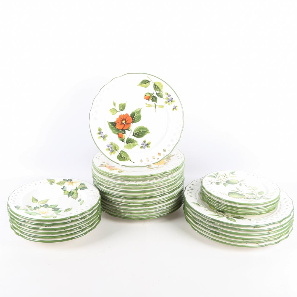 Mixed Pattern Italian Tableware Featuring Brunelli