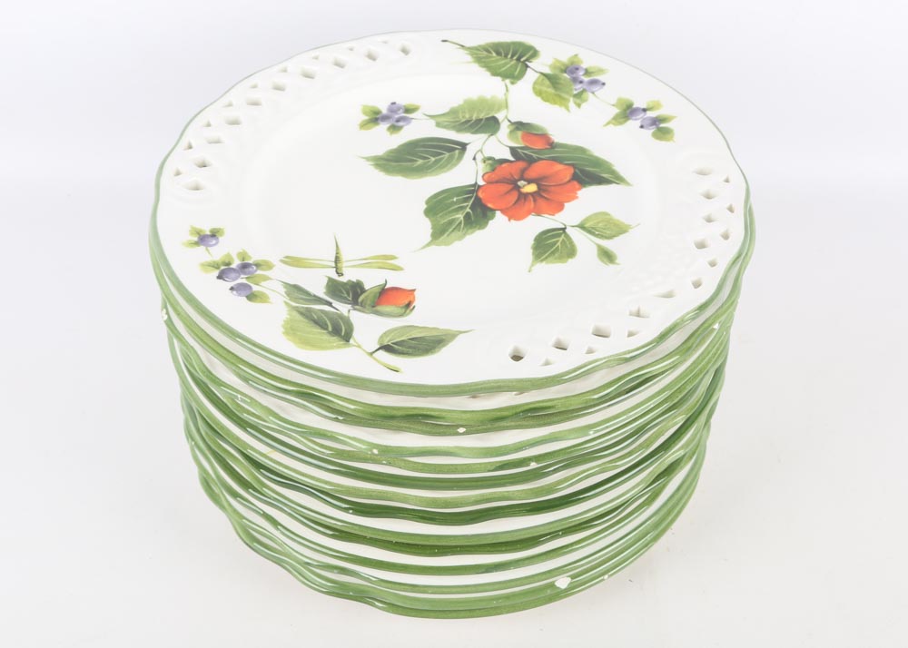 Mixed Pattern Italian Tableware Featuring Brunelli