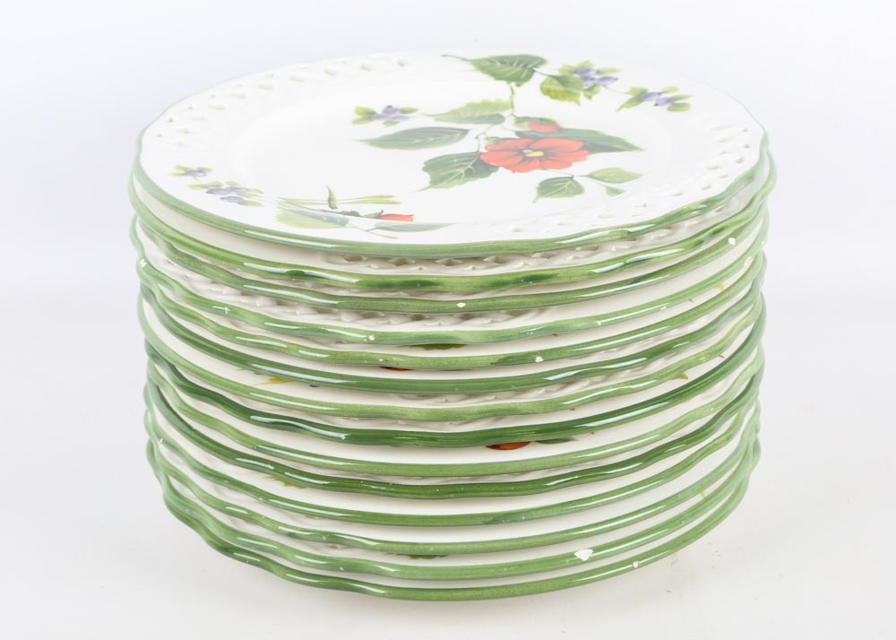 Mixed Pattern Italian Tableware Featuring Brunelli
