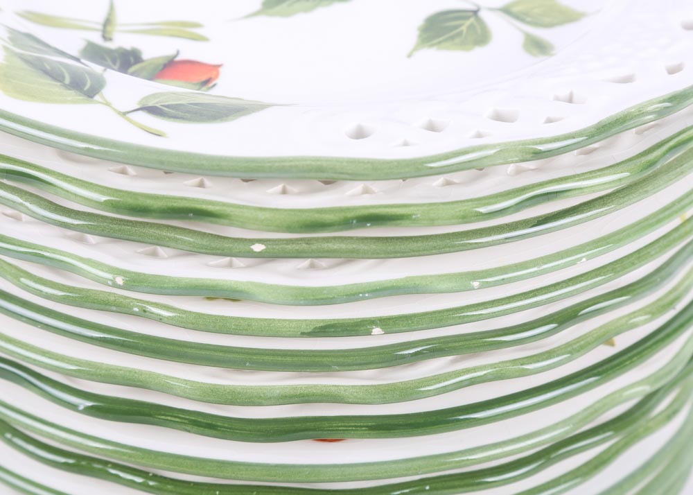 Mixed Pattern Italian Tableware Featuring Brunelli