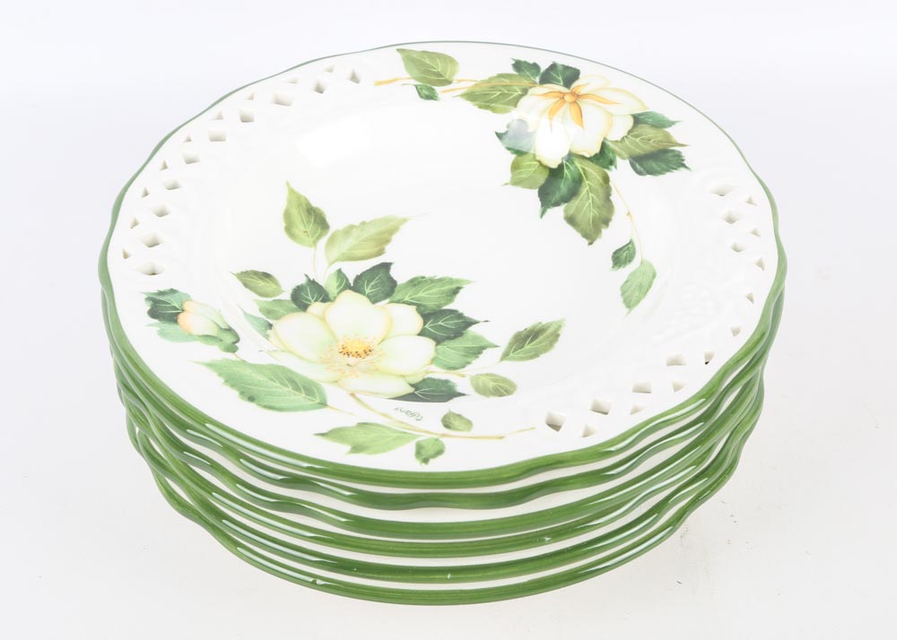 Mixed Pattern Italian Tableware Featuring Brunelli