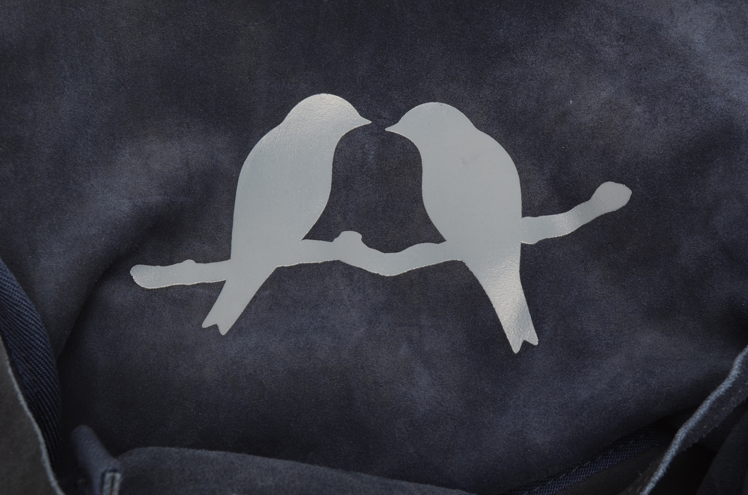 Chloe & Isabel Rue Royale Blue Suede Leather Tote