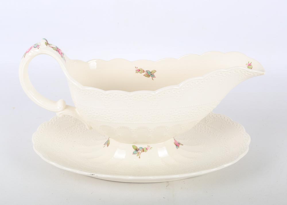 Spode's Jewell "Billingsley Rose" China