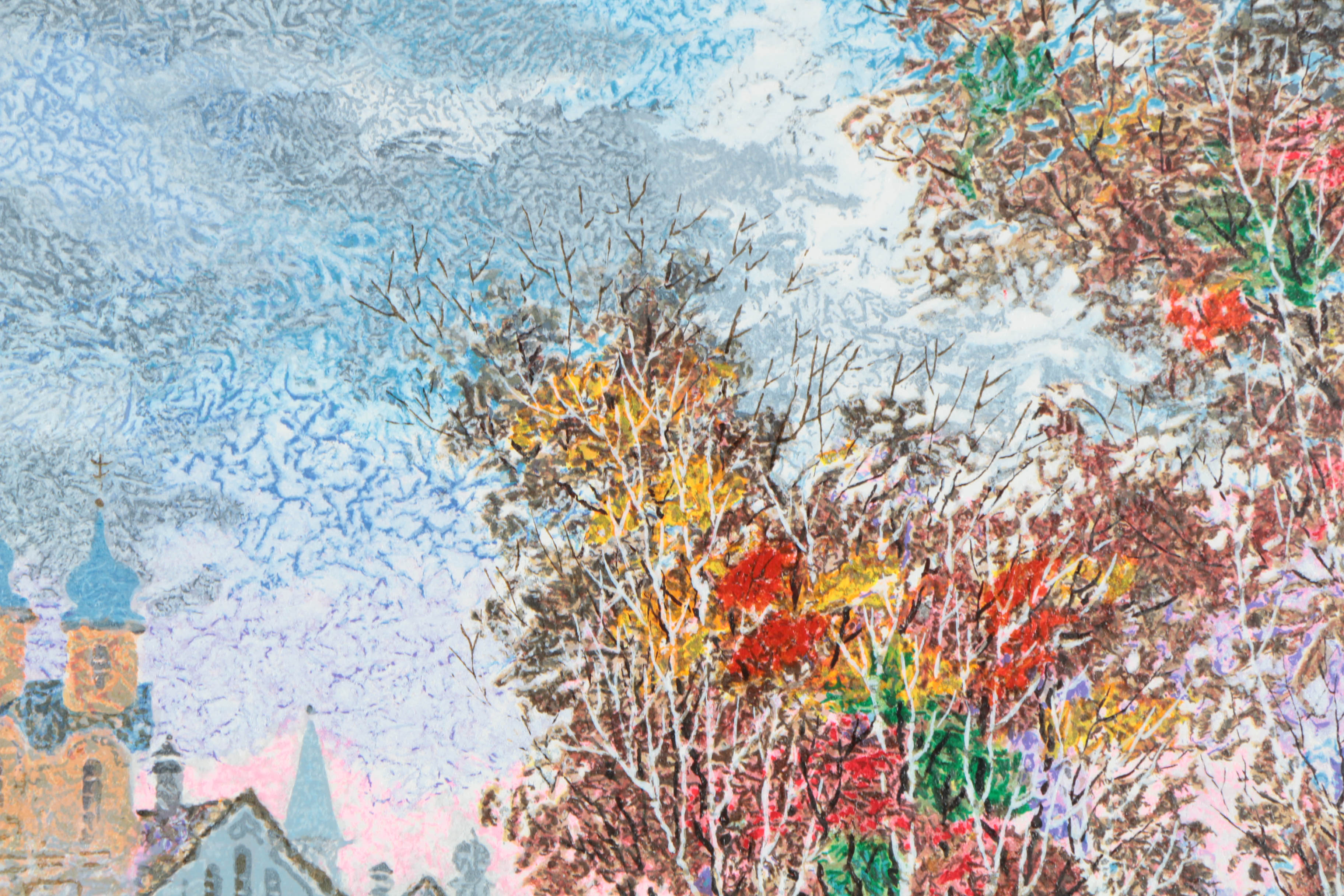 Anatole Krasnyansky Limited Edition Serigraph on Paper "Russian River"