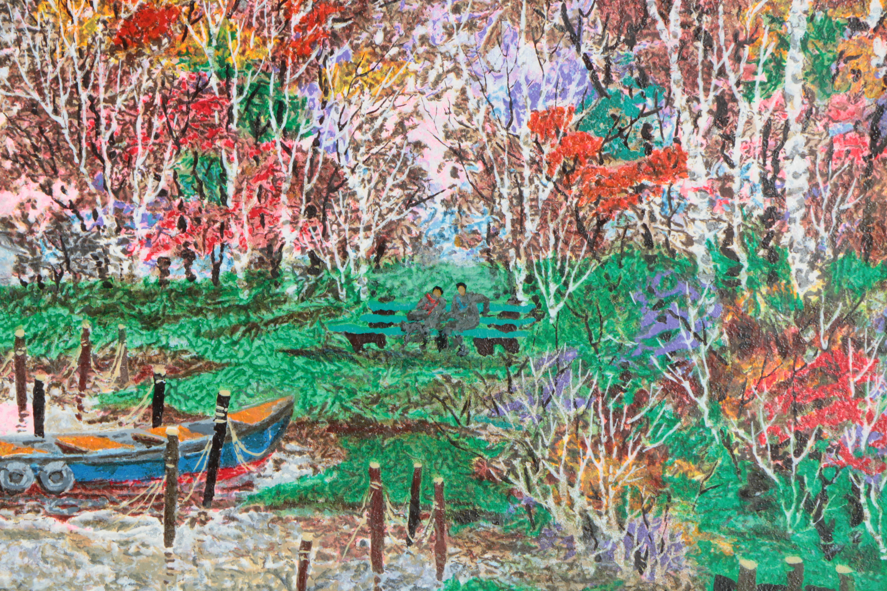 Anatole Krasnyansky Limited Edition Serigraph on Paper "Russian River"