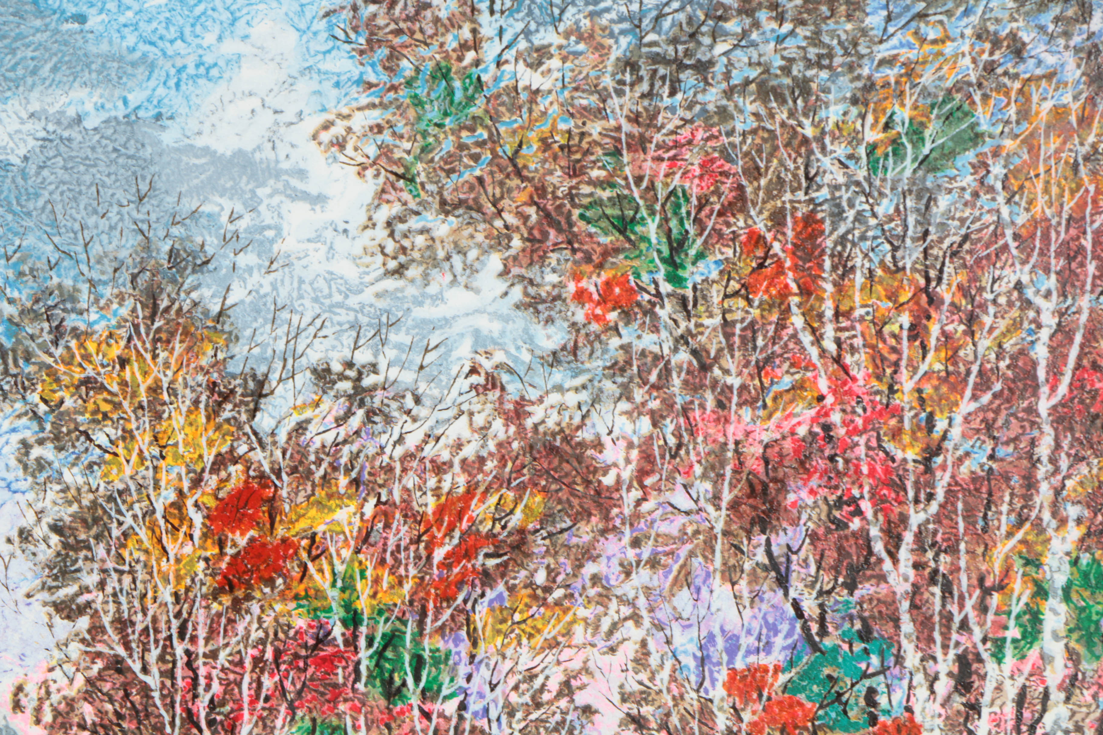 Anatole Krasnyansky Limited Edition Serigraph on Paper "Russian River"