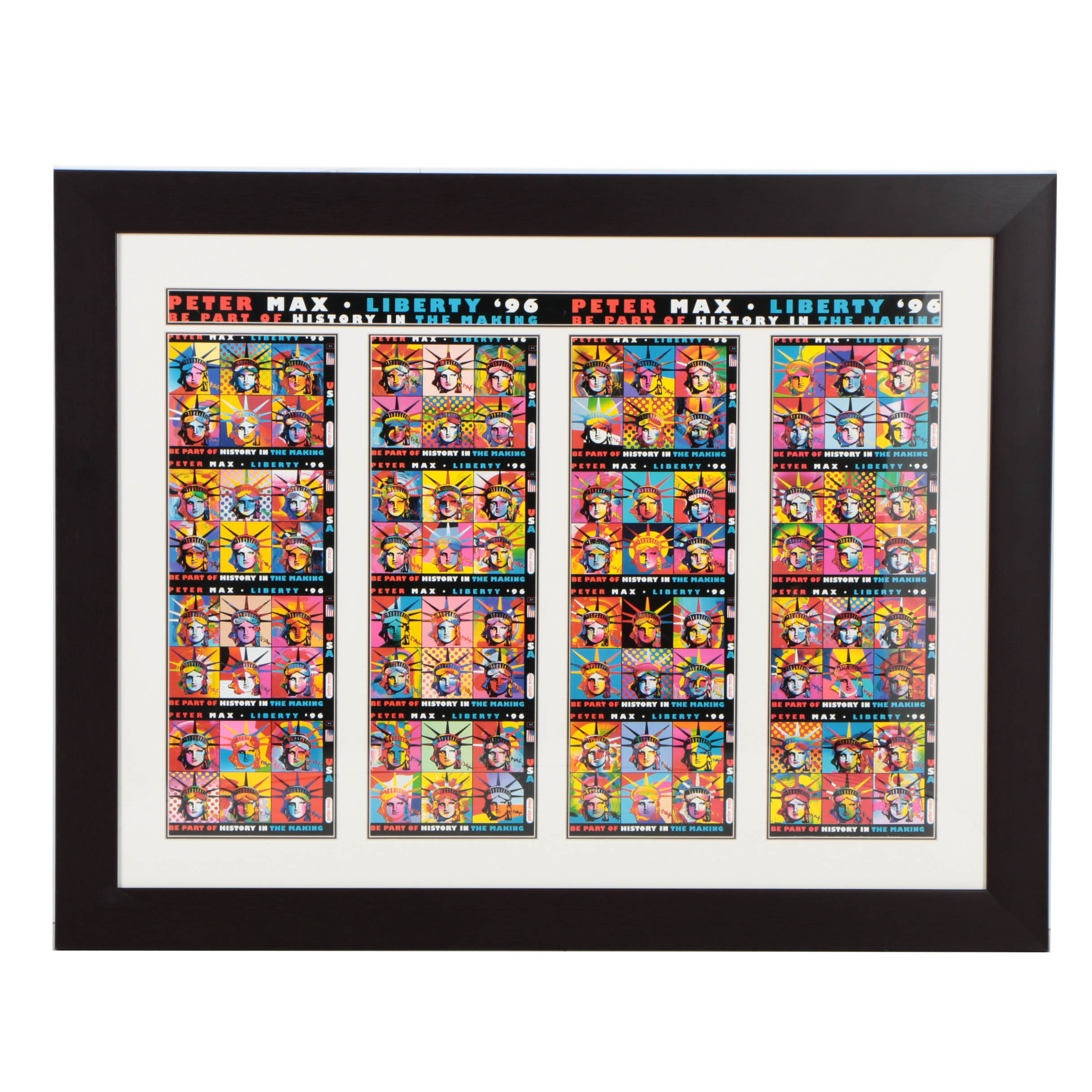 Peter Max Offset Lithograph Posters "Liberty"