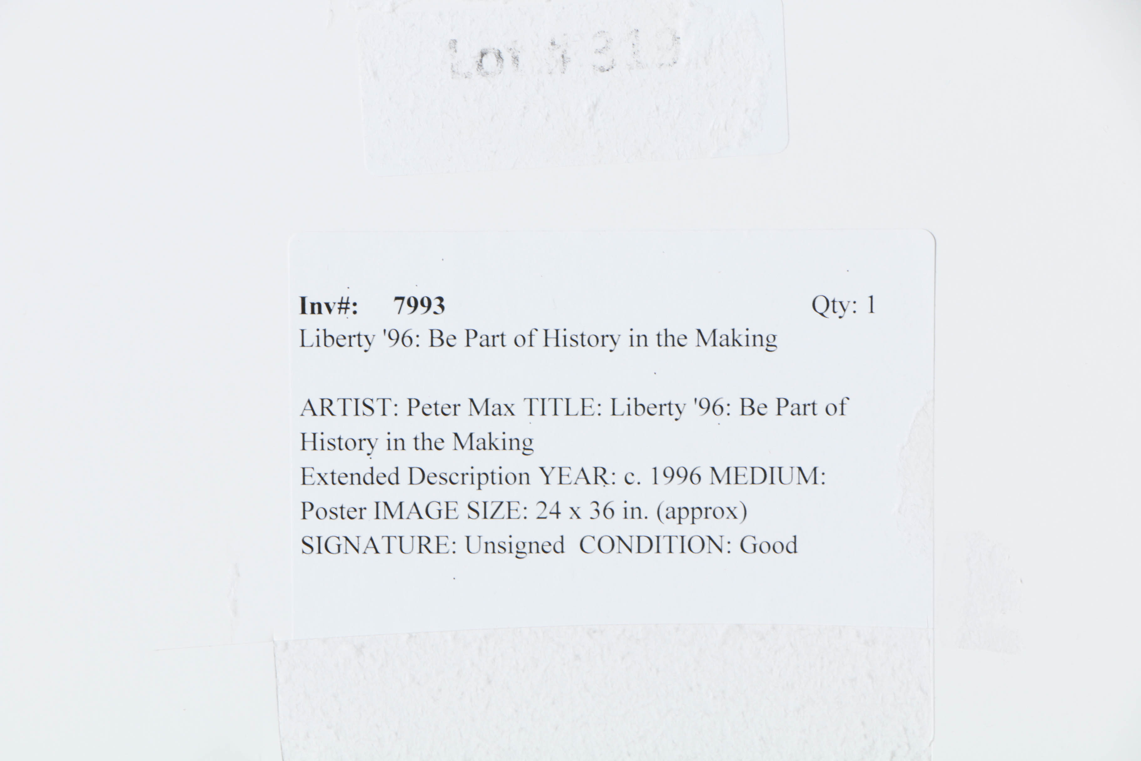 Peter Max Offset Lithograph Posters "Liberty"