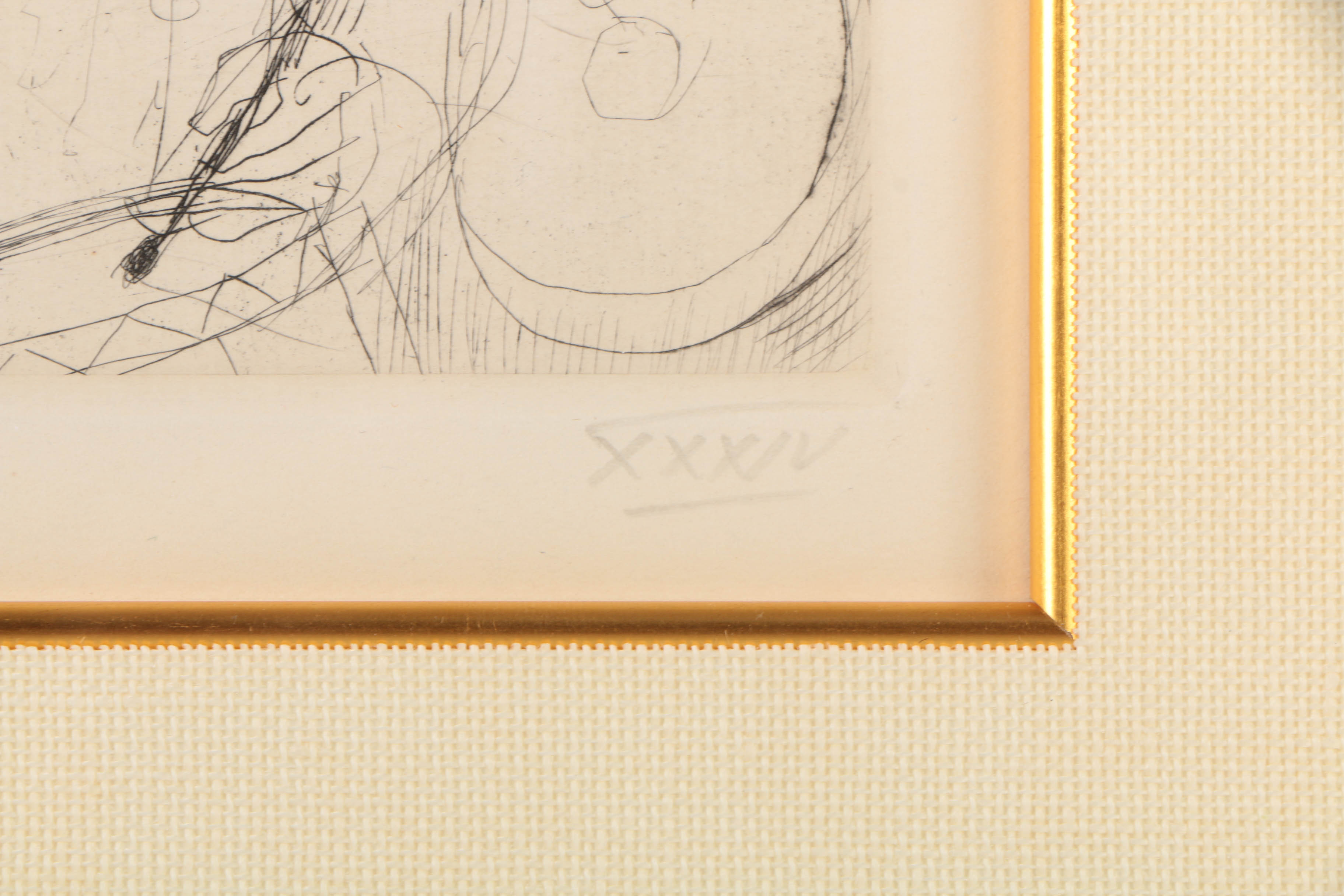 After Raoul Dufy Etching on Paper "Mexican Musicians"