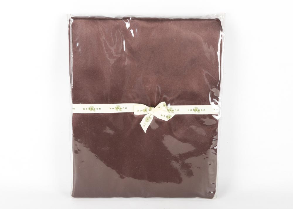 Kookoon California King Fitted and Flat Silk Sheets