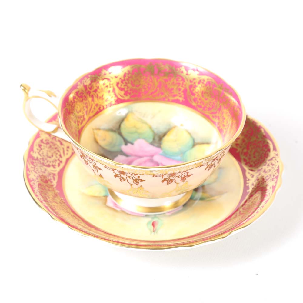 Fine China Teacup and Saucer Sets Featuring Paragon and Ansley