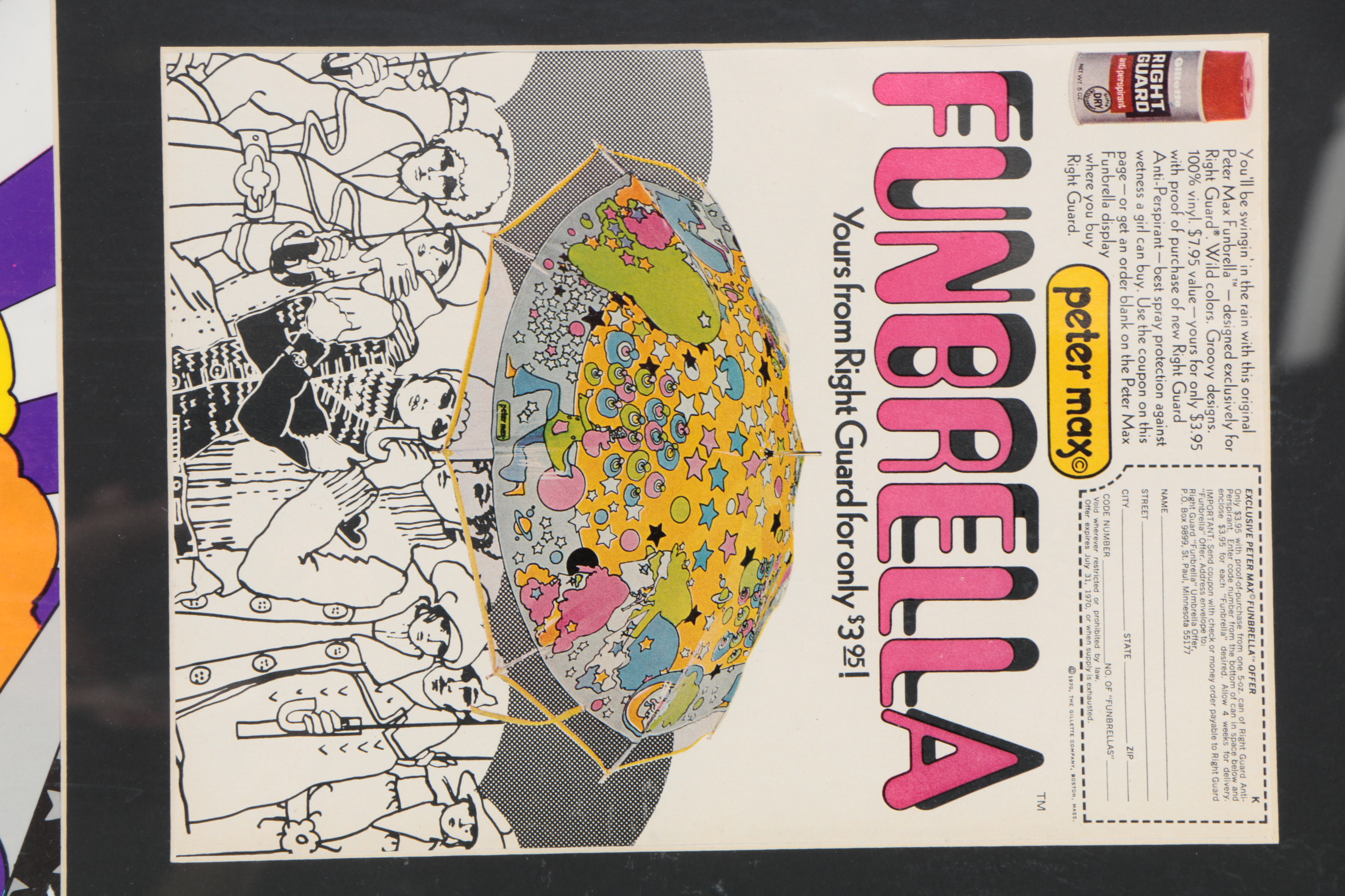 Peter Max Offset Lithograph with Acrylic Embellishments