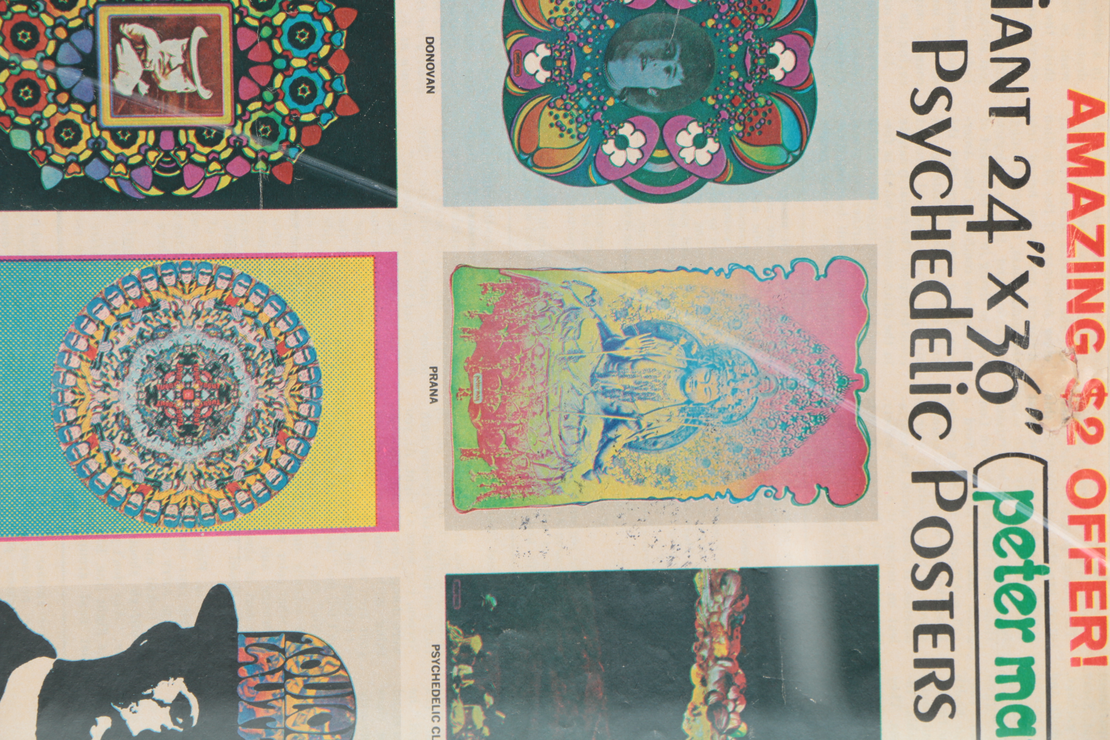 Peter Max Offset Lithograph with Acrylic Embellishments