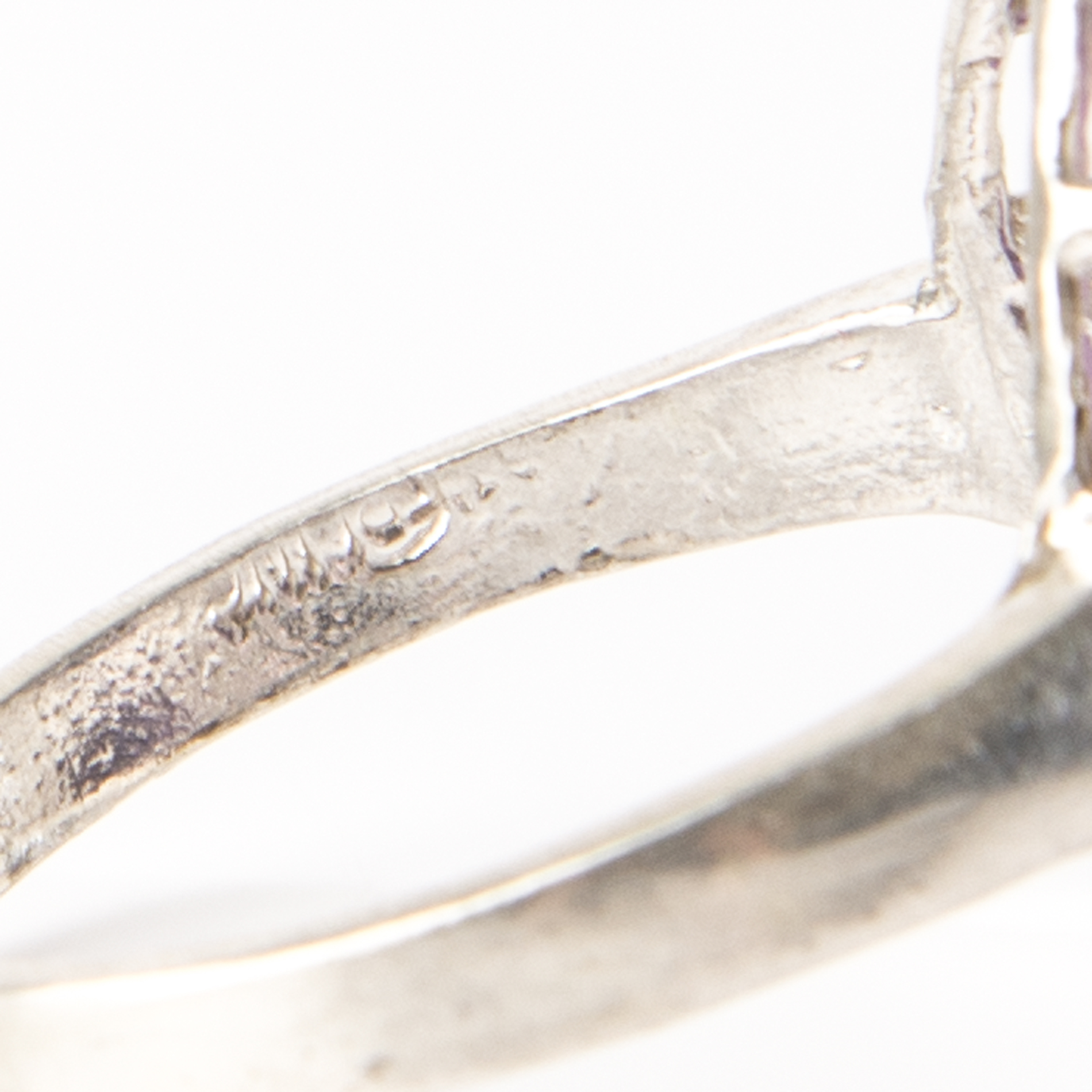 Sterling Silver Amethyst Ring and Pendant Necklace