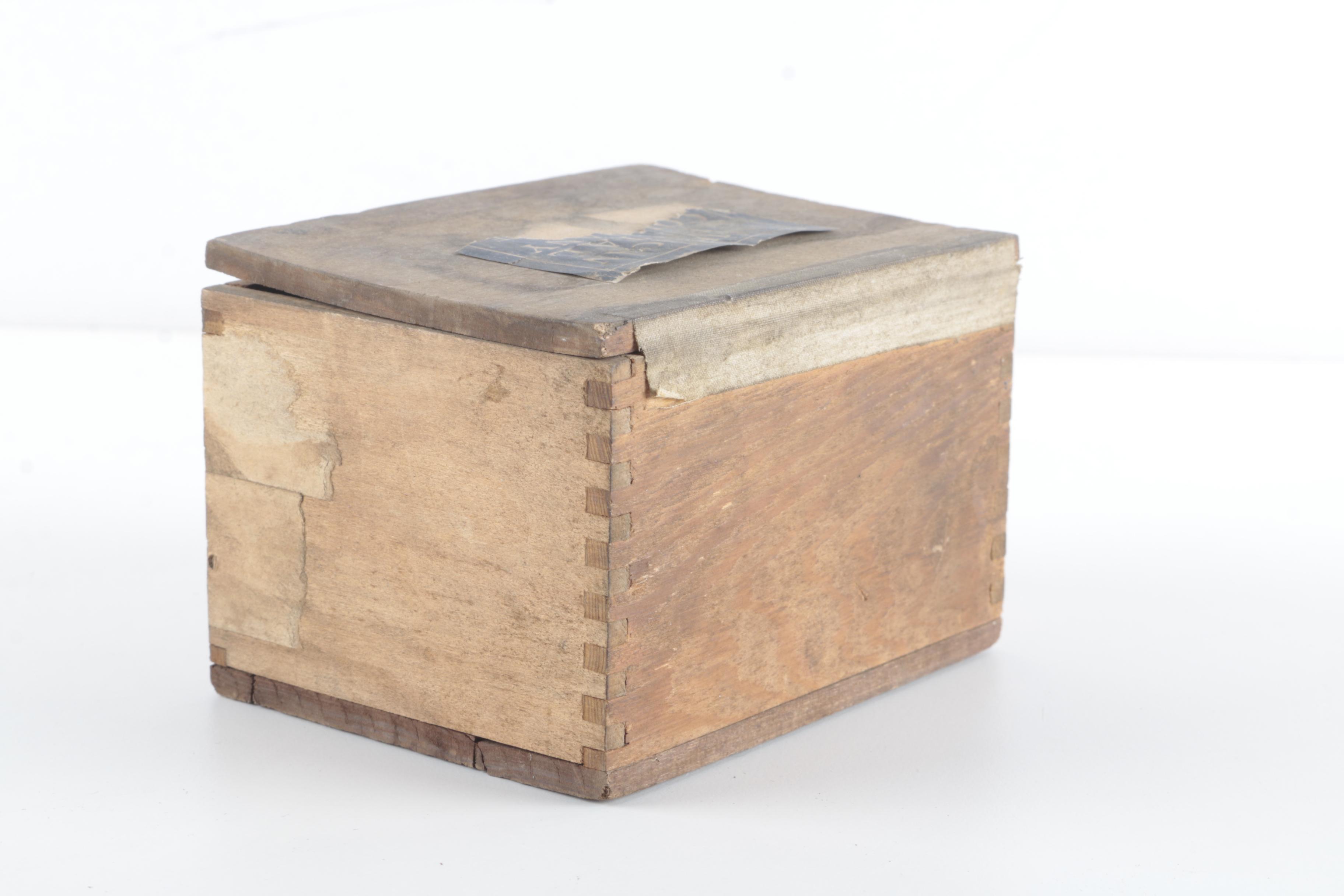 American Dental Company Wooden Boxes