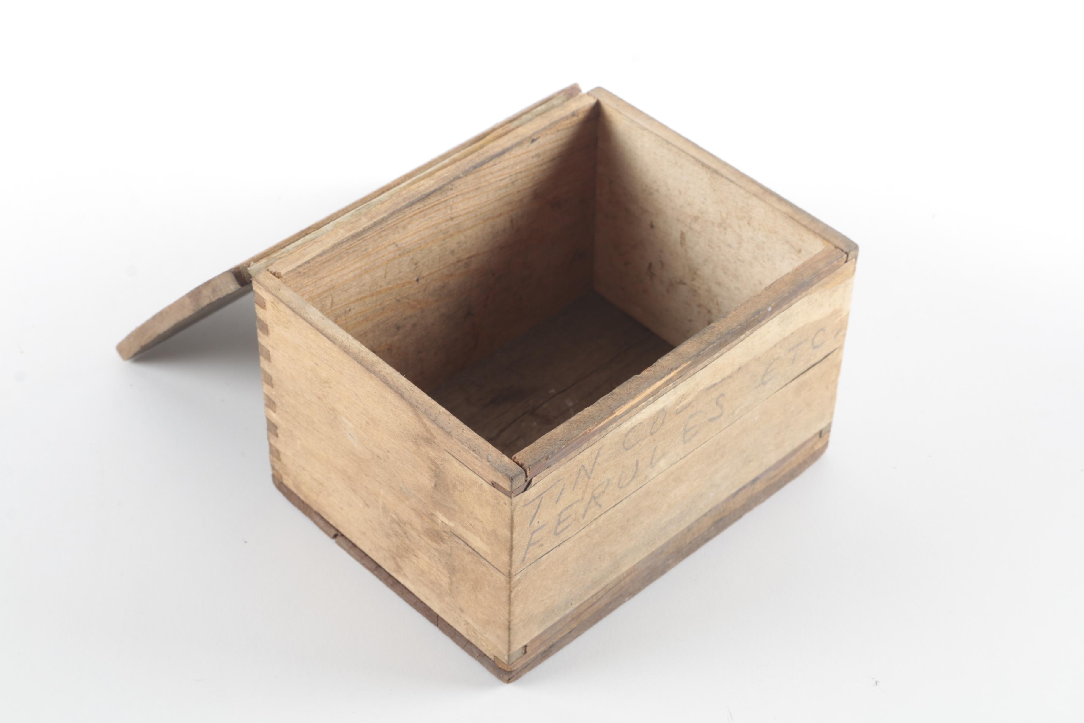 American Dental Company Wooden Boxes