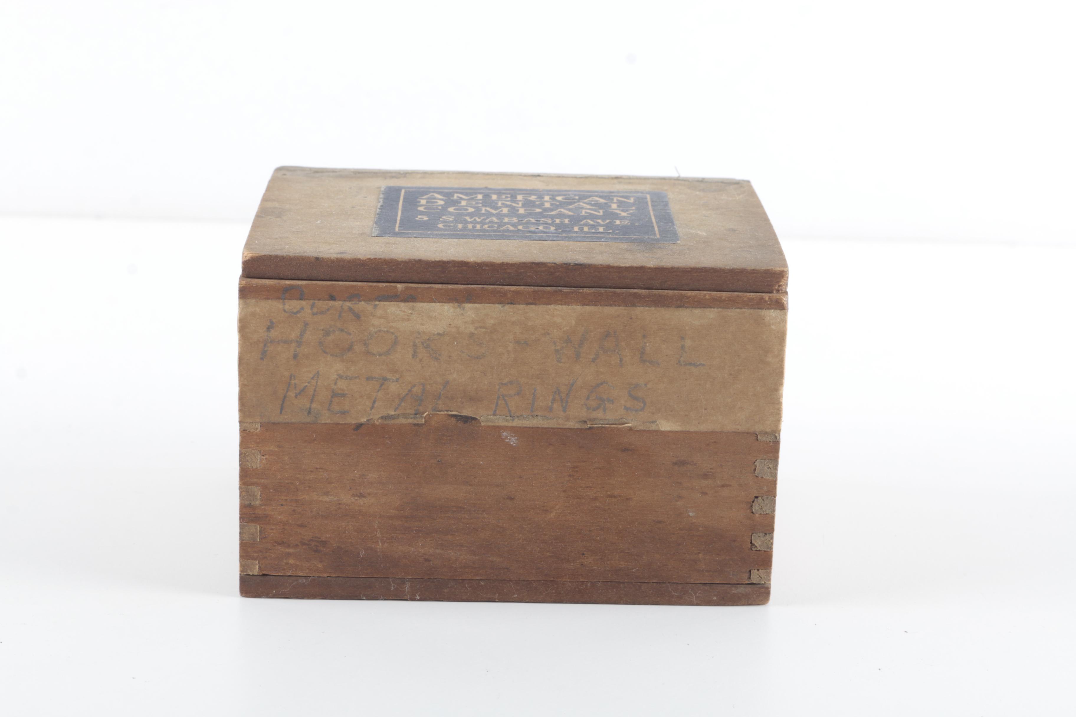 American Dental Company Wooden Boxes
