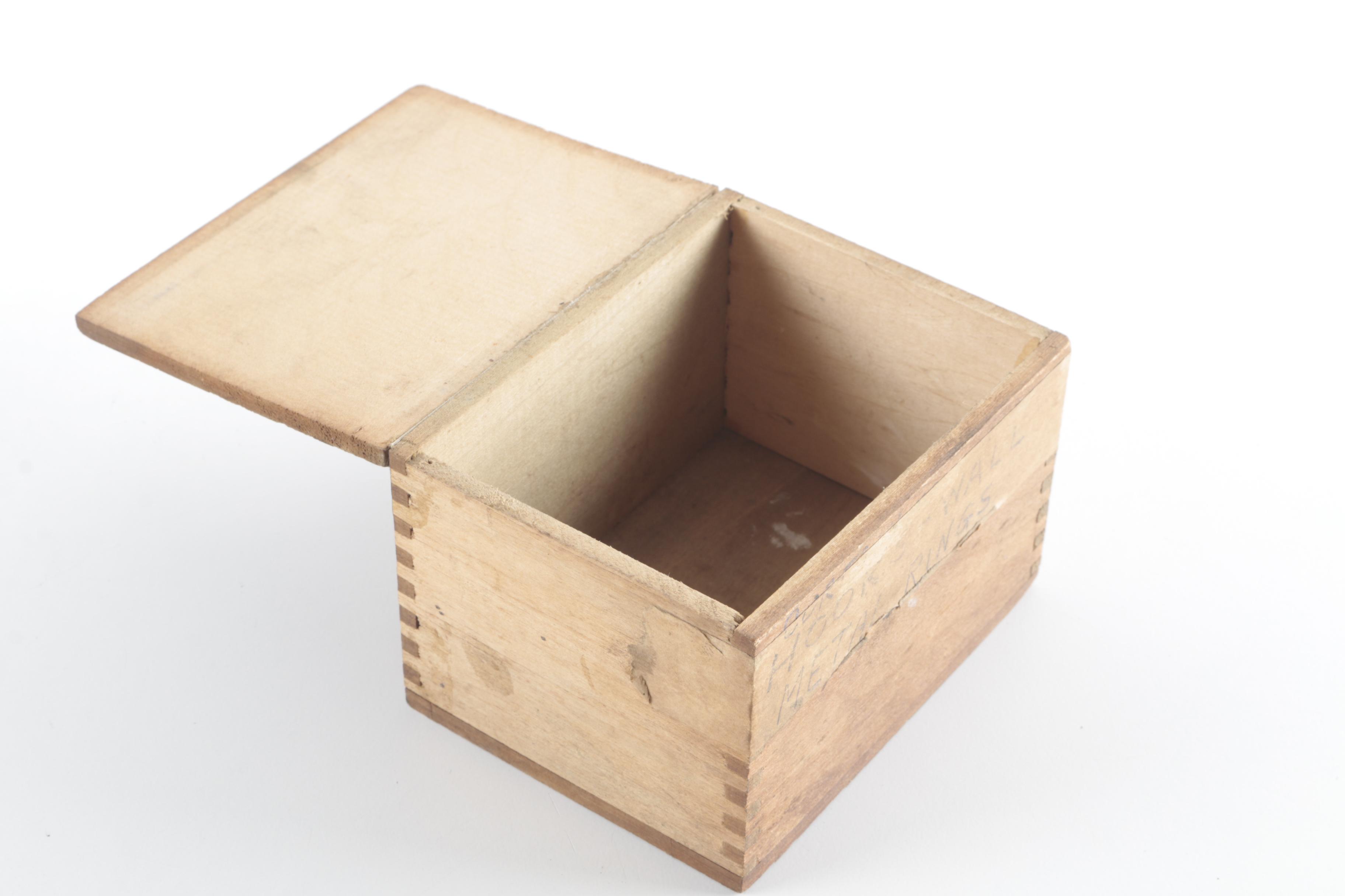 American Dental Company Wooden Boxes