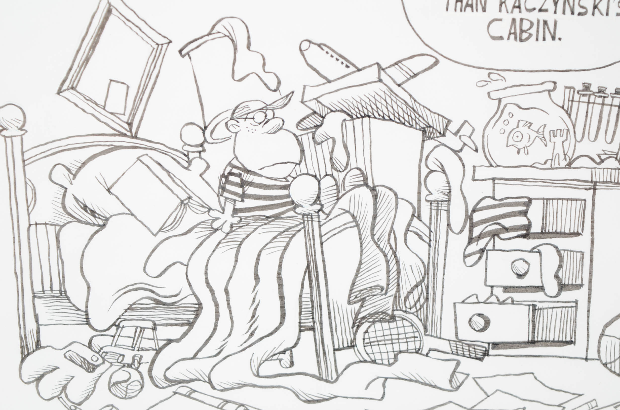 Jeff Stahl Signed Original 1996 Comic for the Cincinnati Post