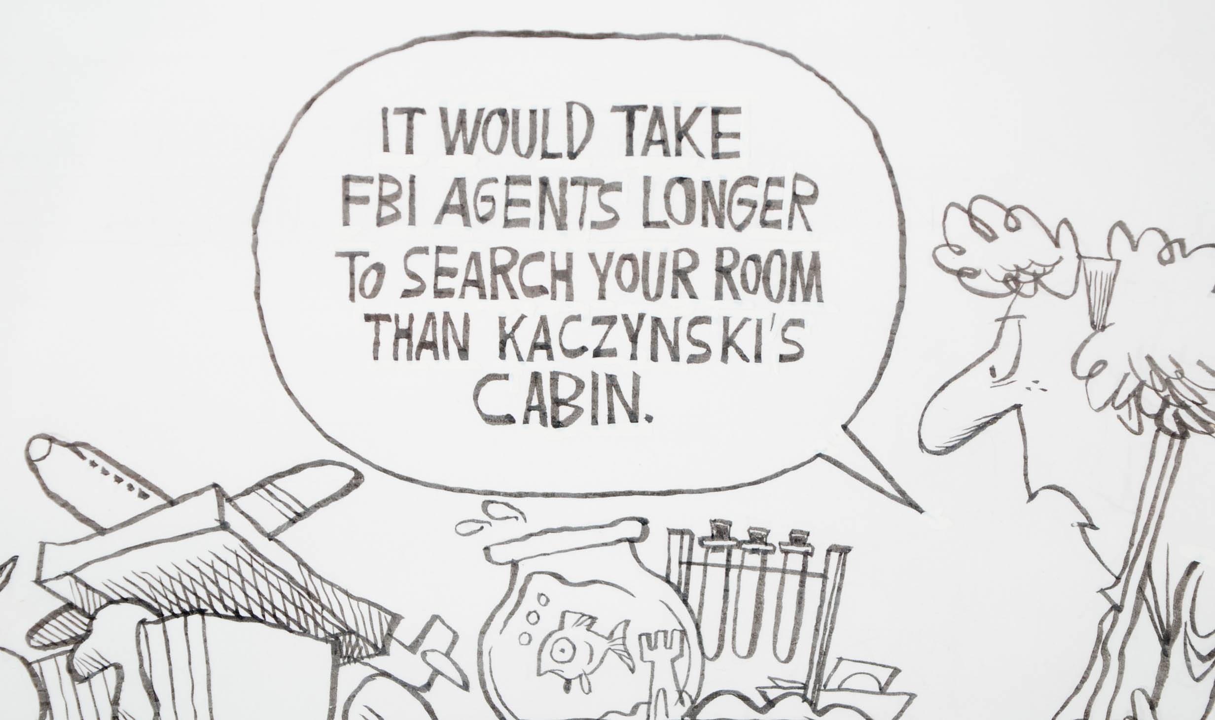 Jeff Stahl Signed Original 1996 Comic for the Cincinnati Post