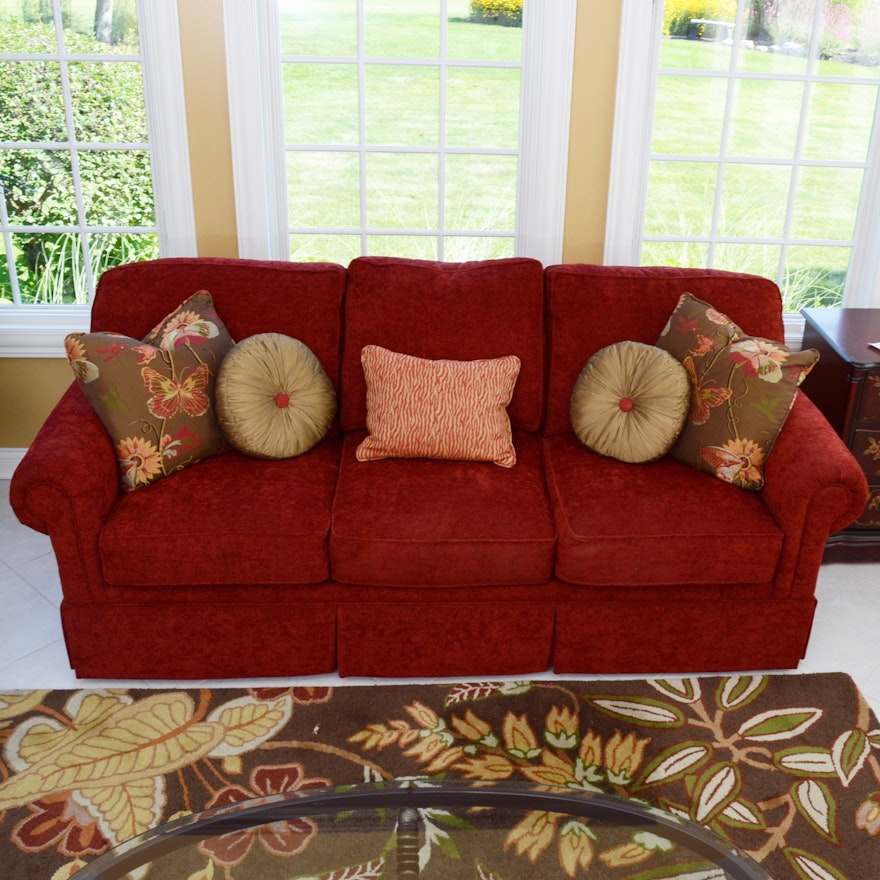 Custom Upholstered Sofa by King Hickory Furniture
