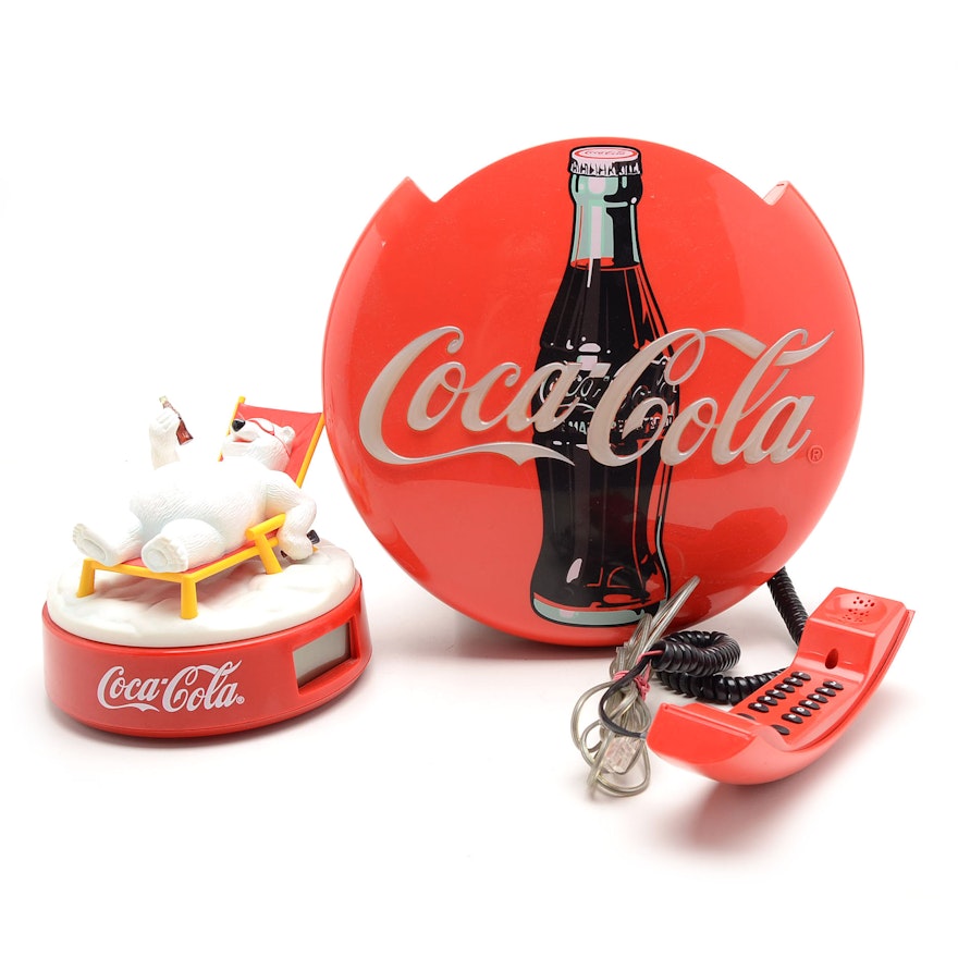 Collection of Coca-Cola Themed Decor