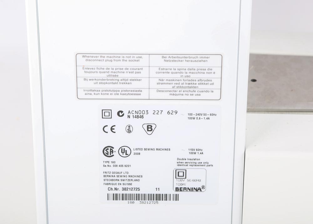 Bernina Artista 180 Portable Sewing Machine