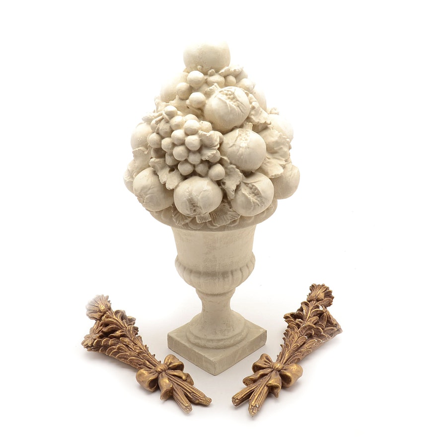 Cast Plaster Decor Items