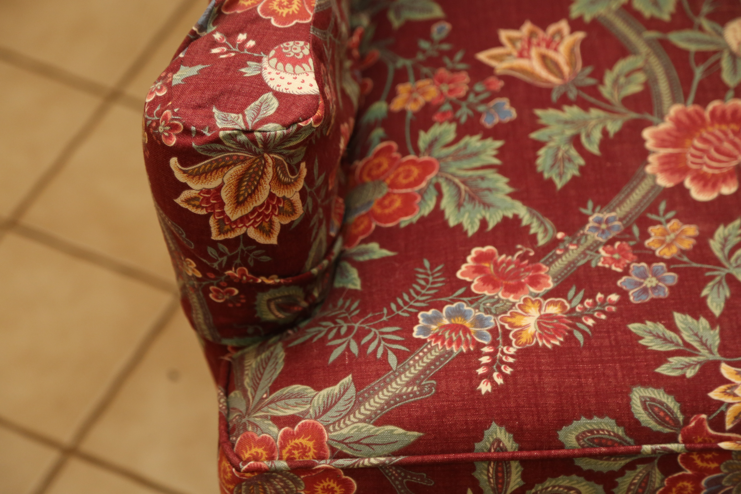 Queen Anne Style Wingback Chair by Hickory White