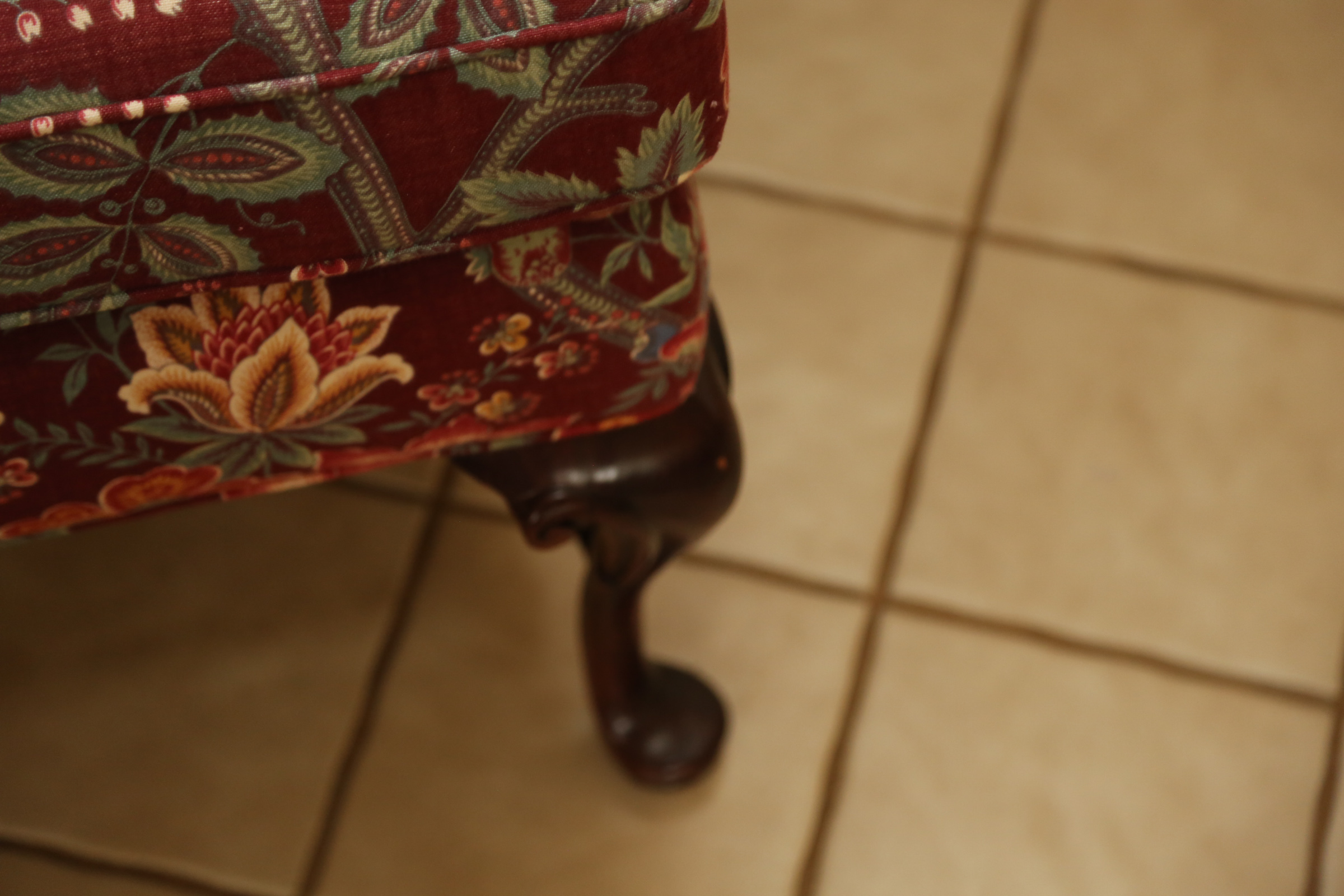 Queen Anne Style Wingback Chair by Hickory White