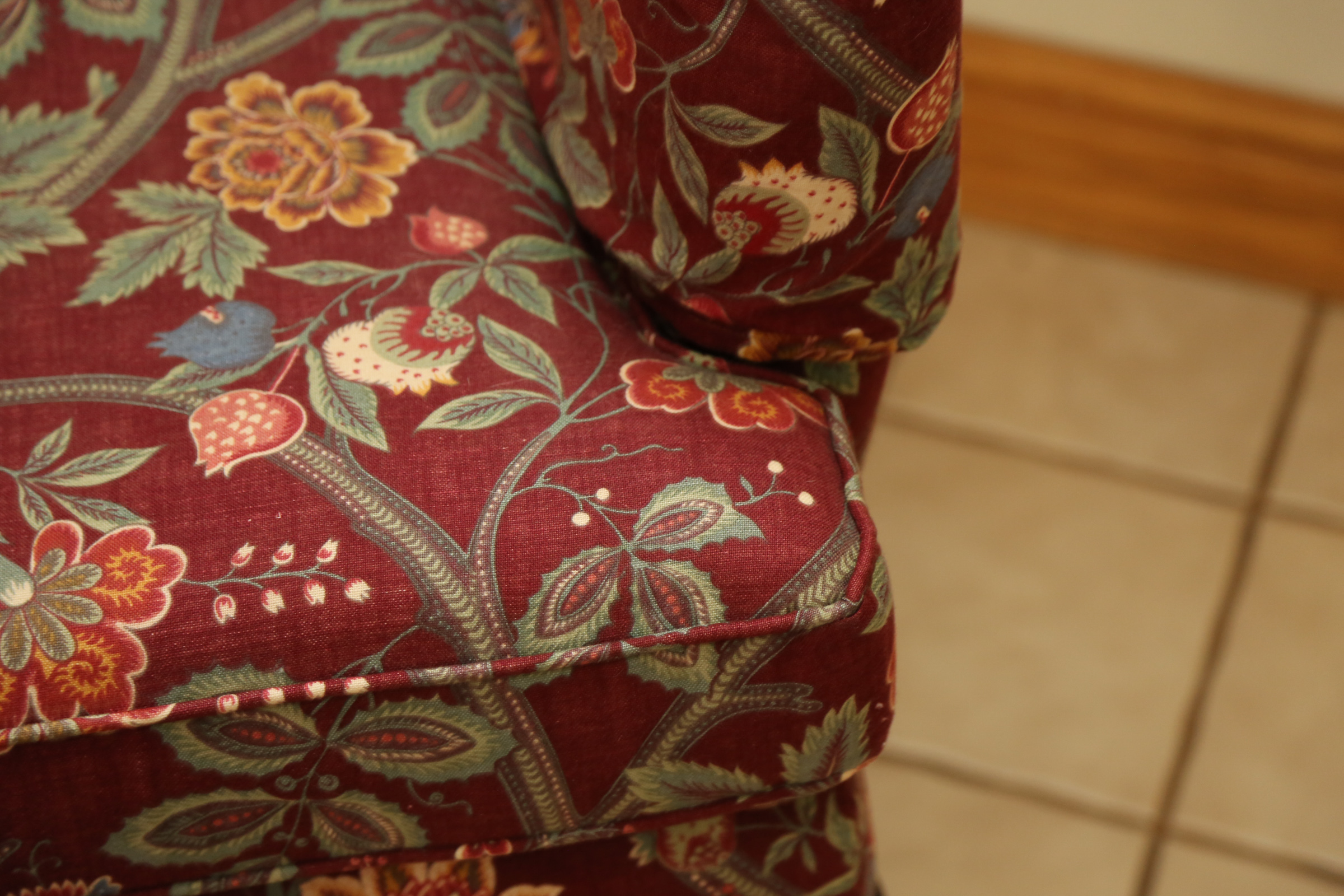 Queen Anne Style Wingback Chair by Hickory White