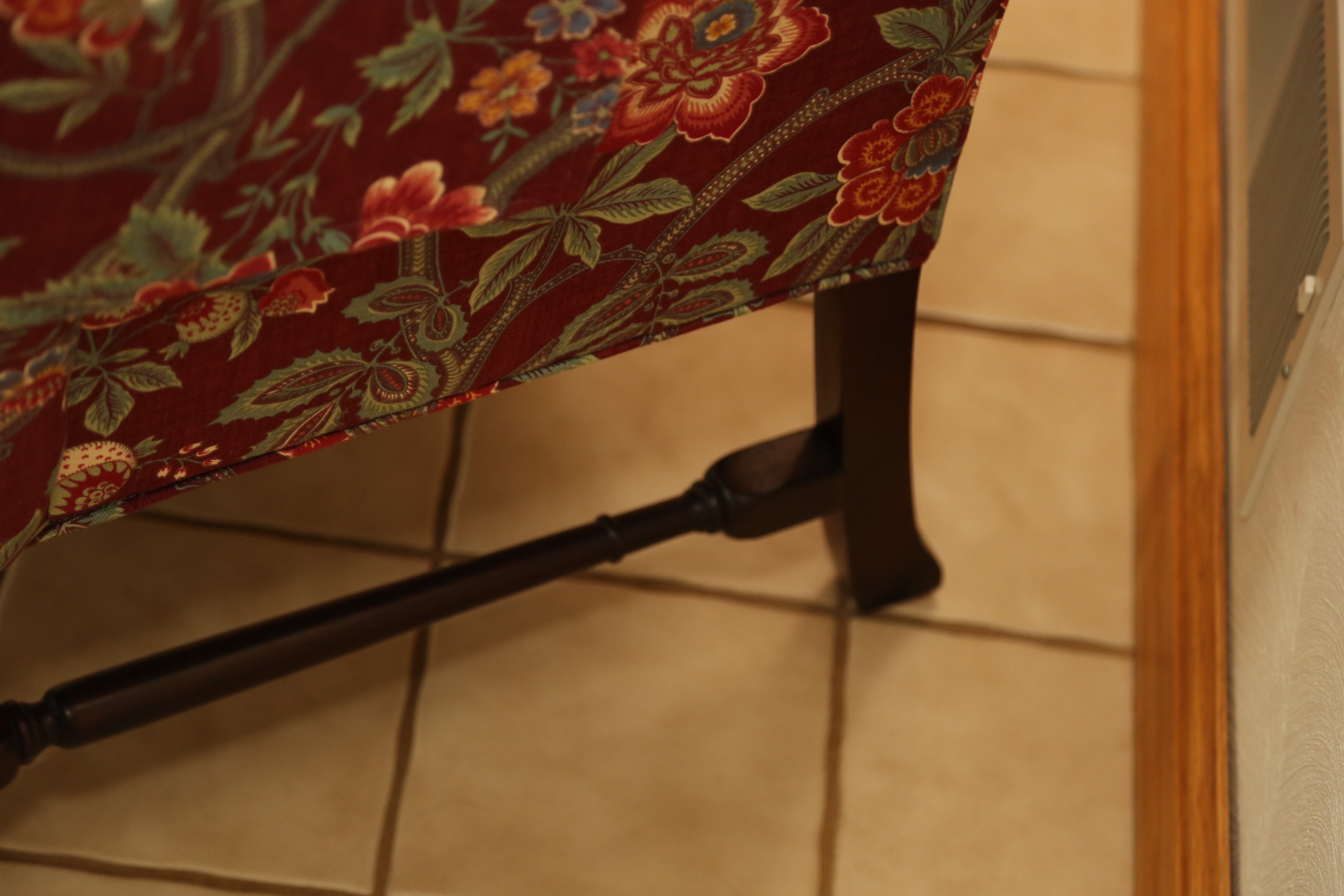 Queen Anne Style Wingback Chair by Hickory White