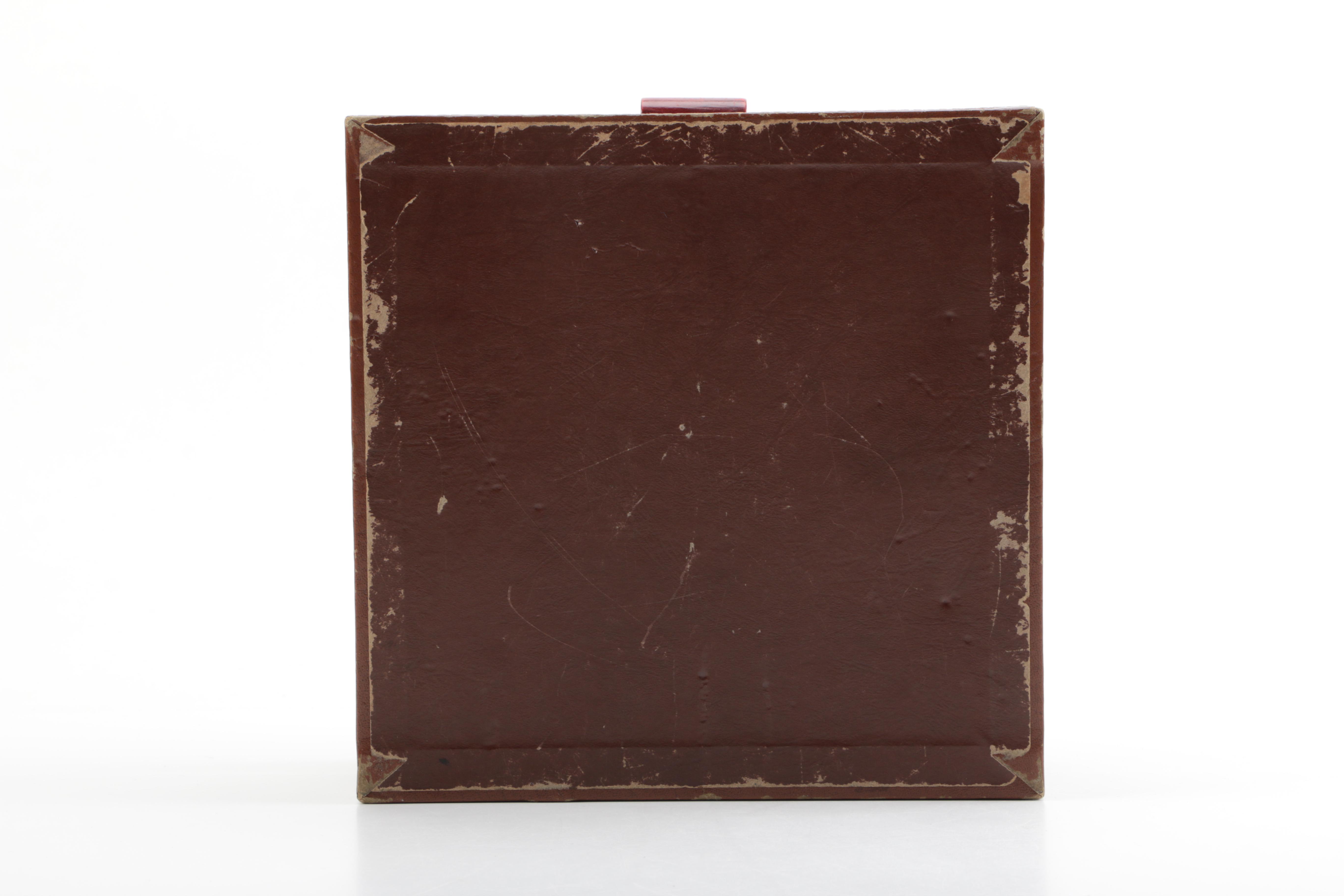 Vintage Jewelry Box With Bakelite Handle