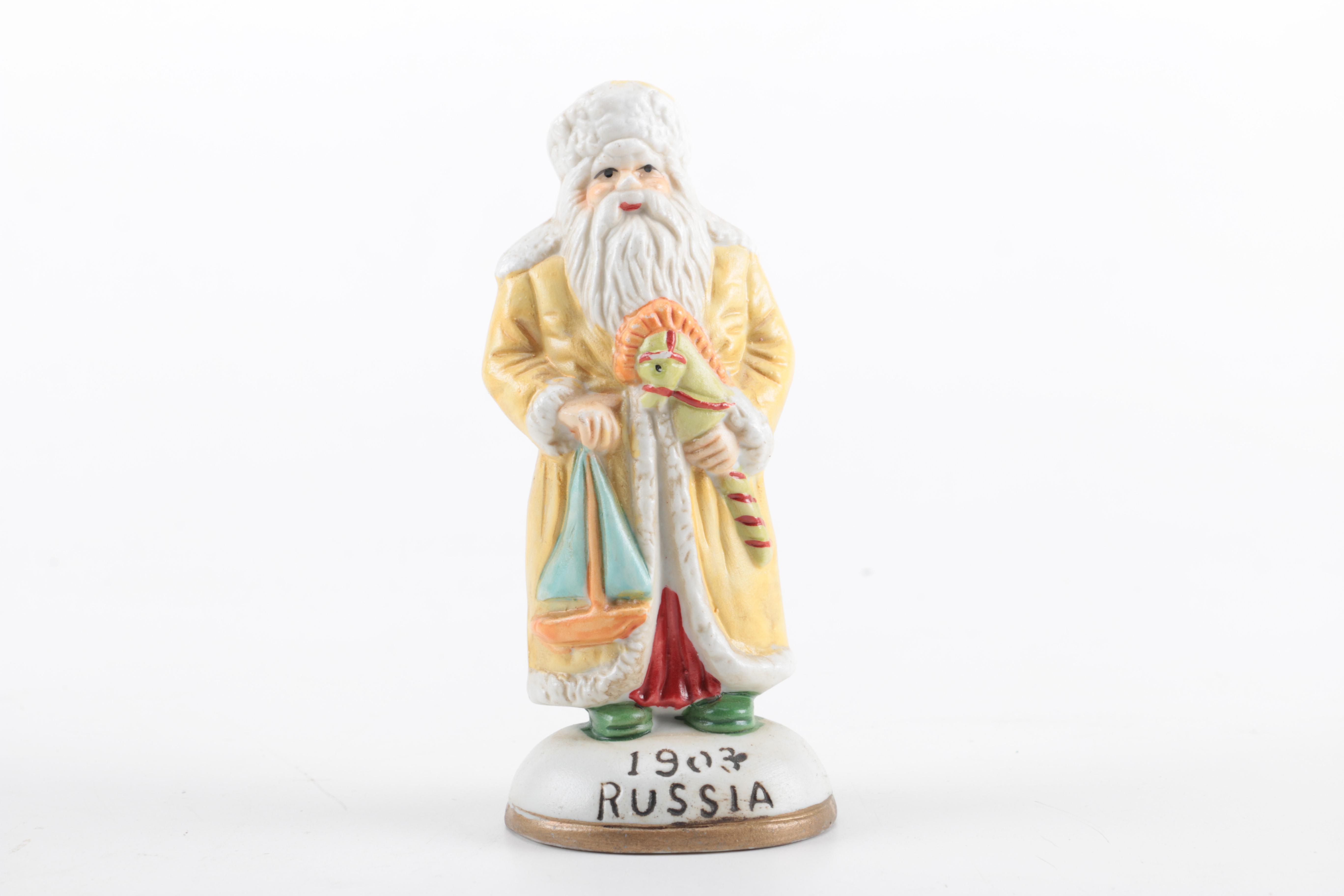 Around the World Santa Figurines