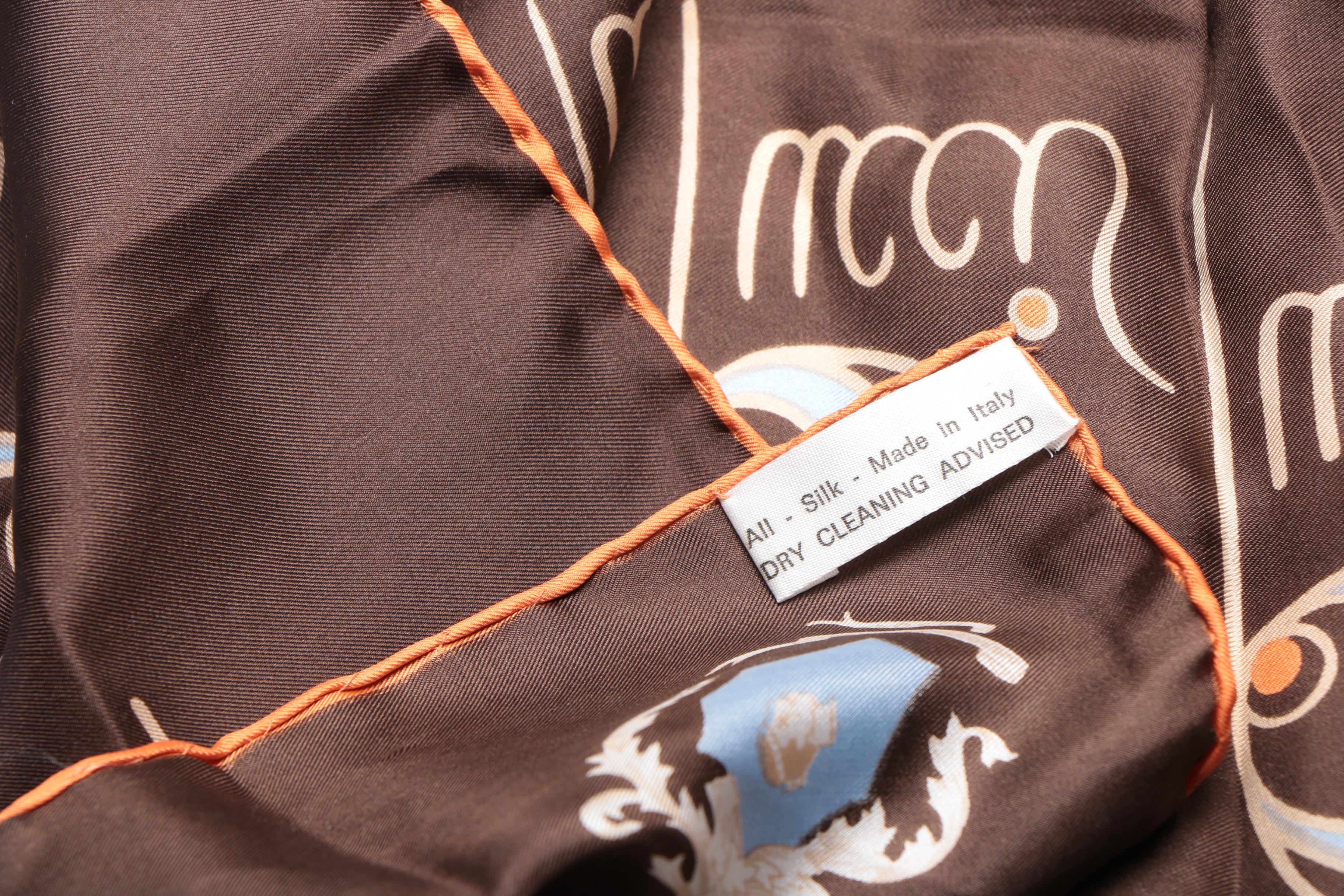 Vintage Scarves Including a Pucci Logo Scarf