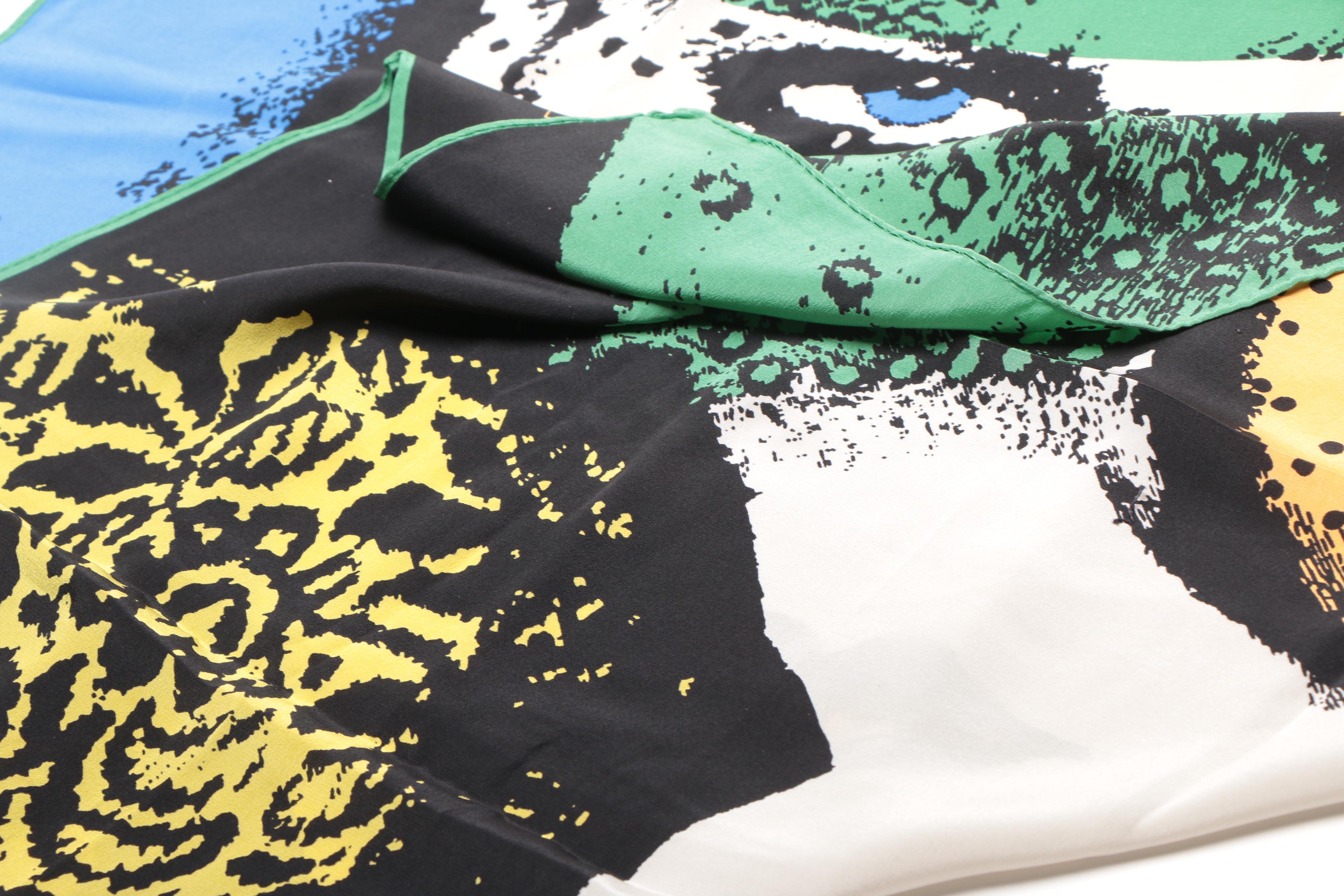 Vintage Scarves Including a Pucci Logo Scarf