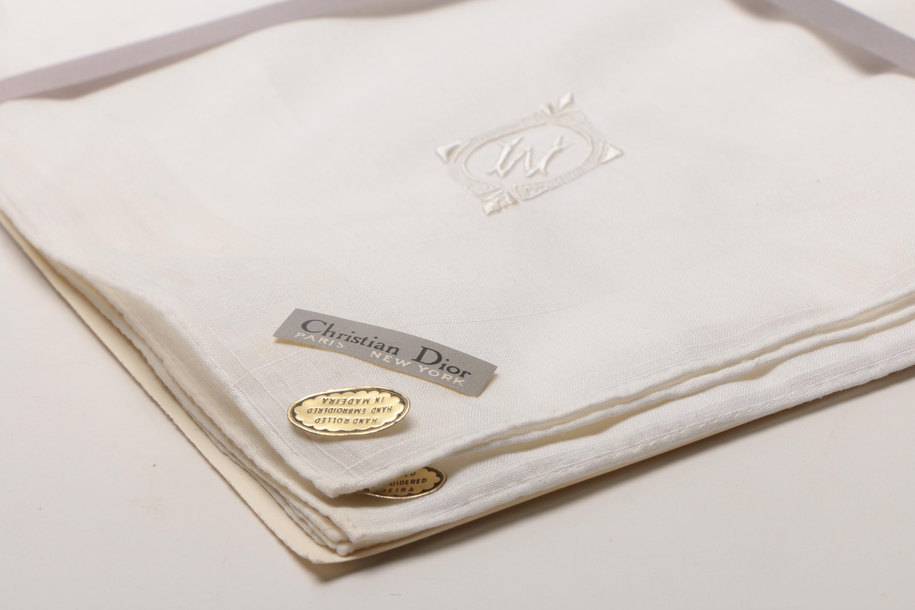 Christian Dior Monogrammed Handkerchiefs