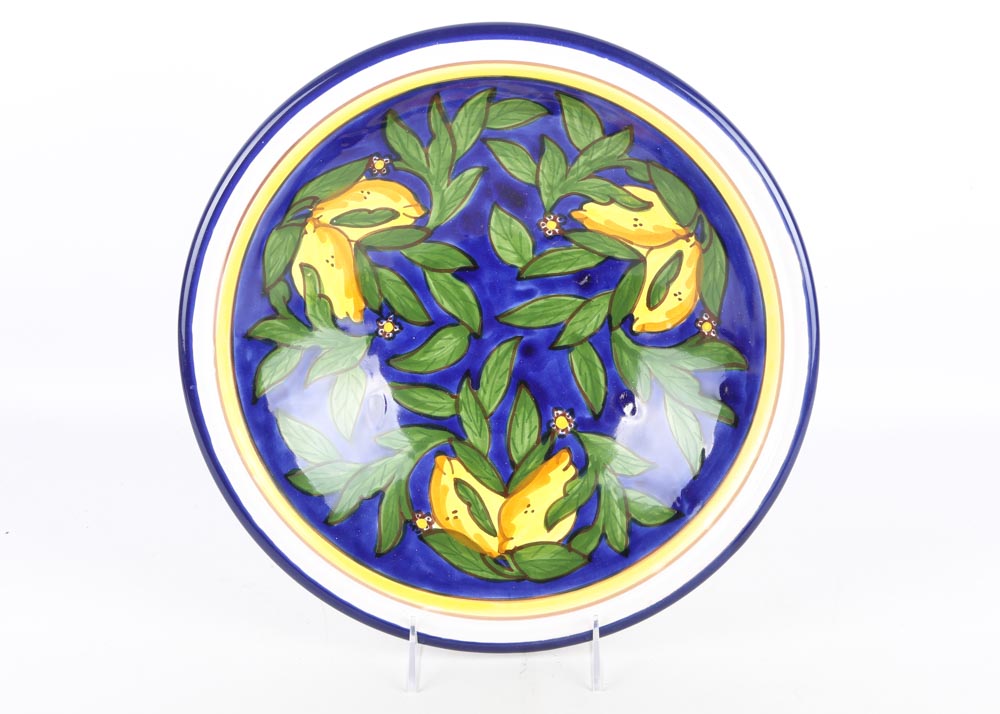 Hand Painted Hand Thrown Stoneware Bowls Featuring Le Souk