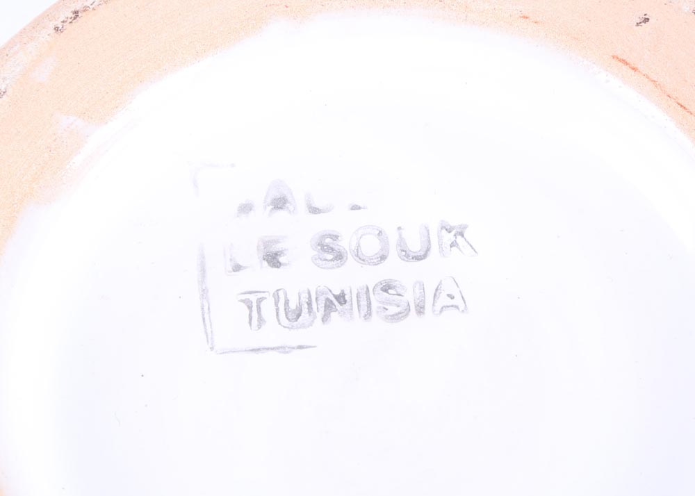 Hand Painted Hand Thrown Stoneware Bowls Featuring Le Souk